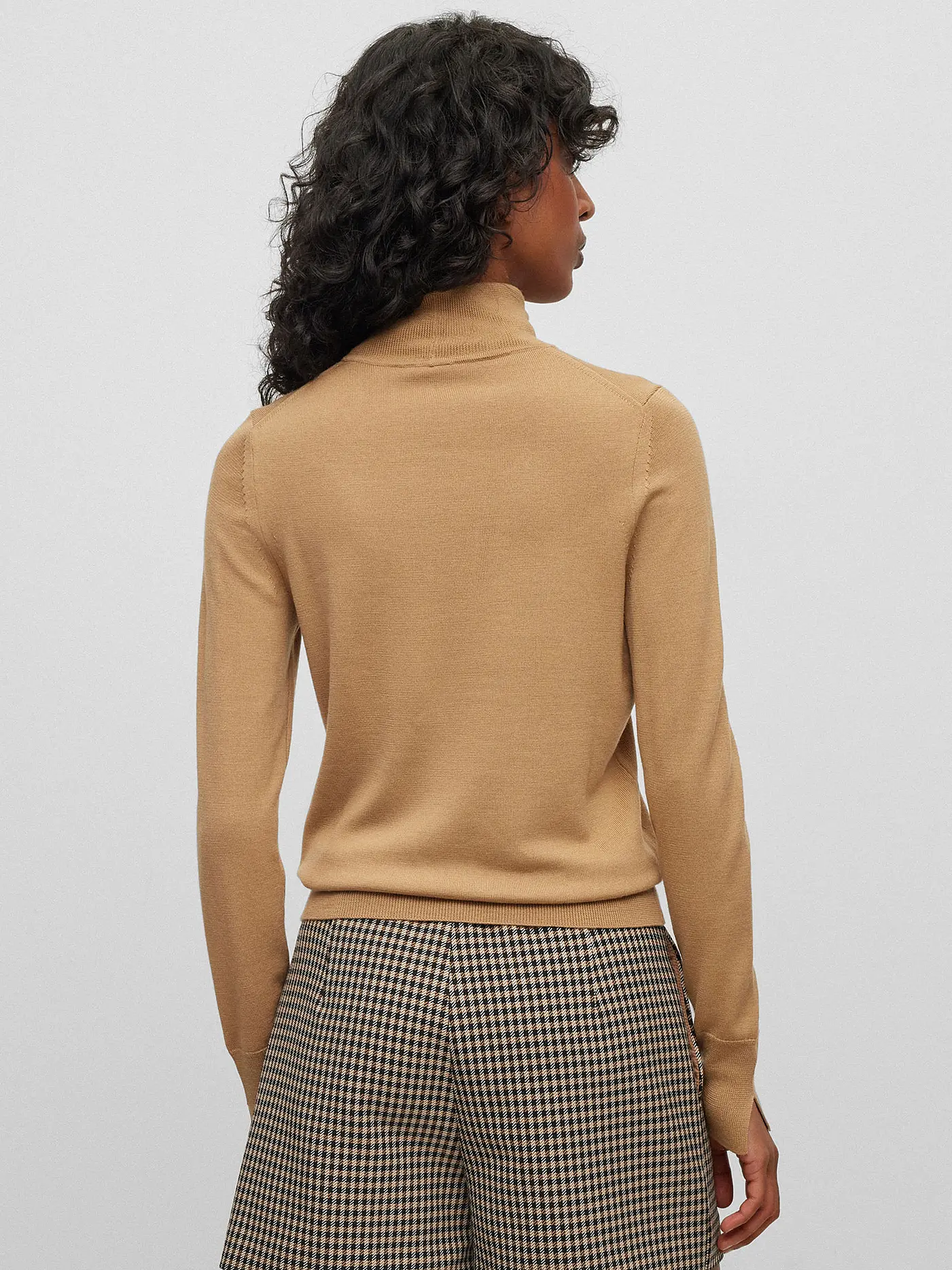 BOSS | Rollkragenpullover FASECTA | beige