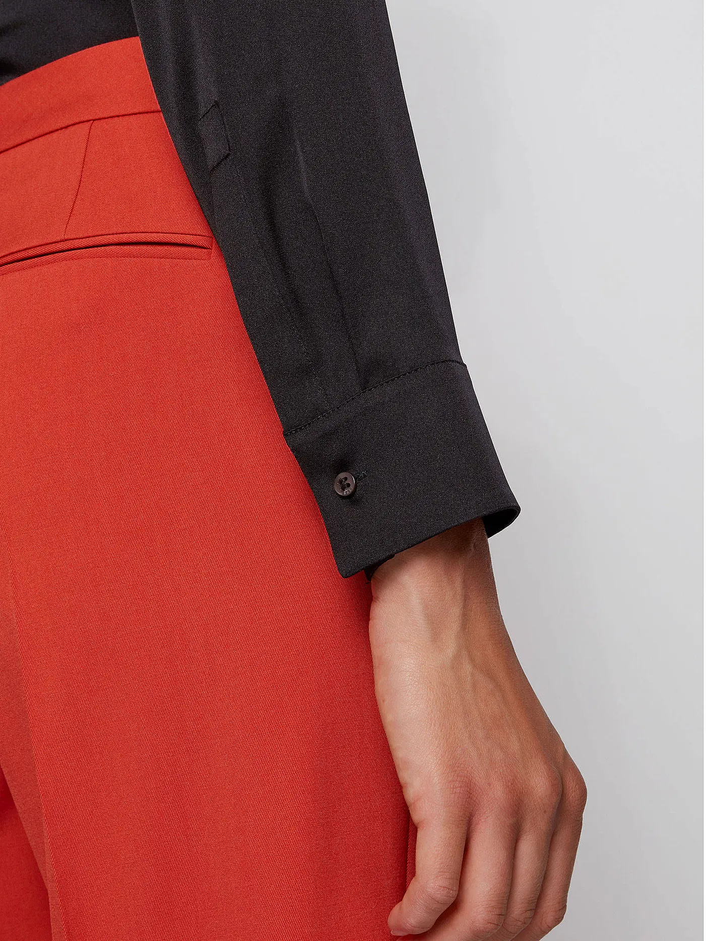 BOSS | Seidenbluse "Banora 8" | schwarz