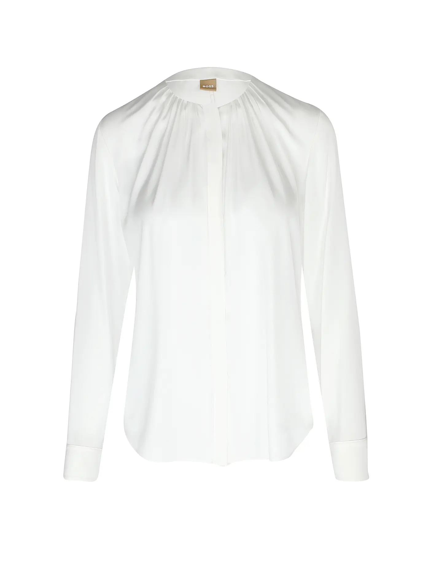 BOSS | Seidenbluse BANORAH | weiss