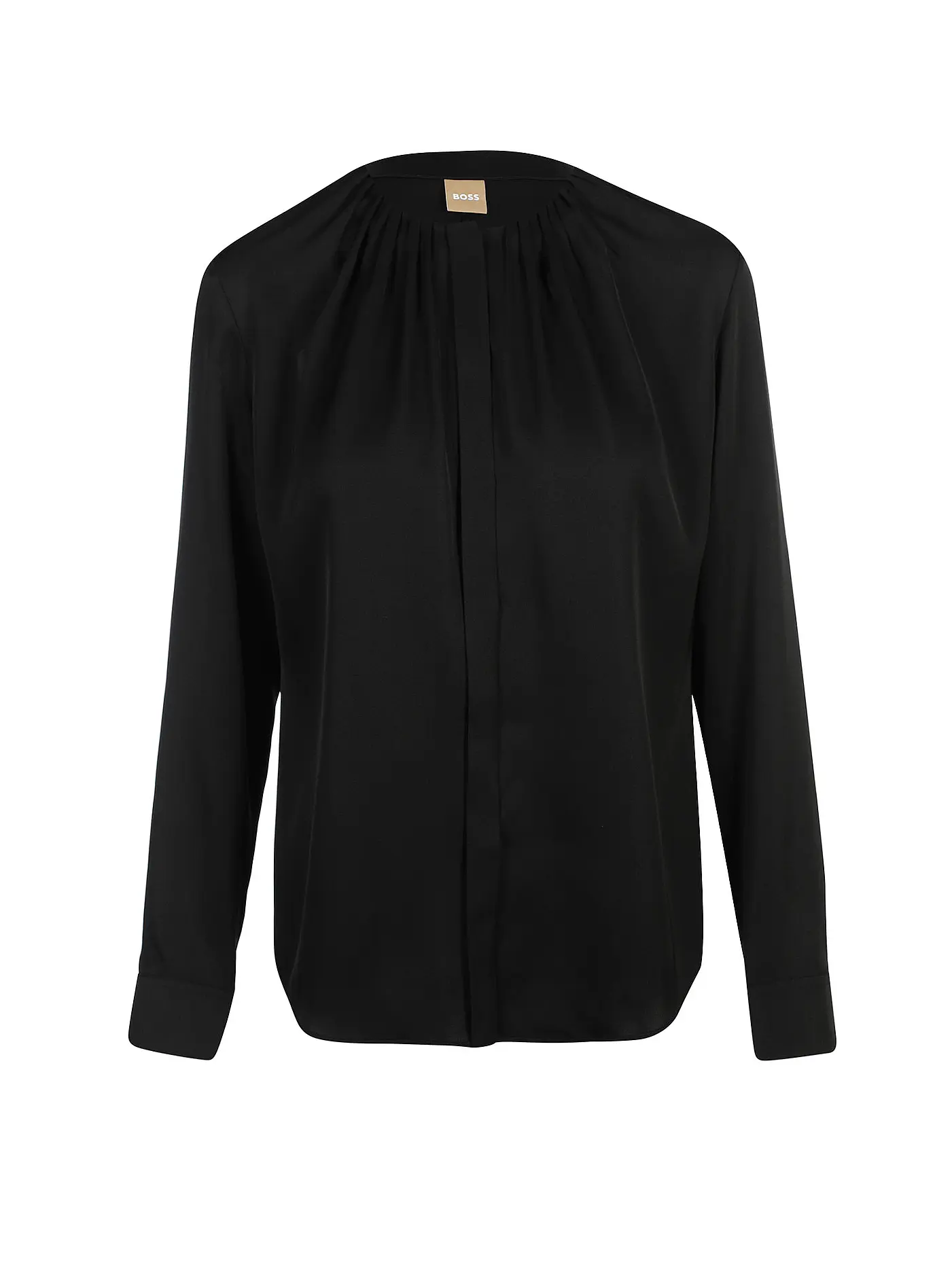BOSS | Seidenbluse BANORAH | schwarz
