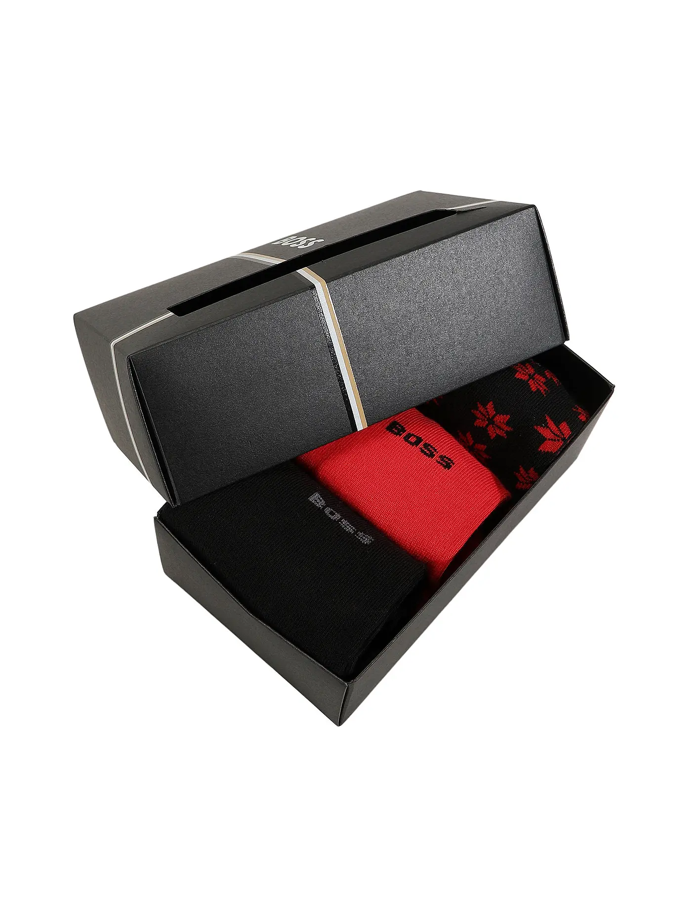BOSS | Socken 3-er Pkg. open miscellaneous | rot