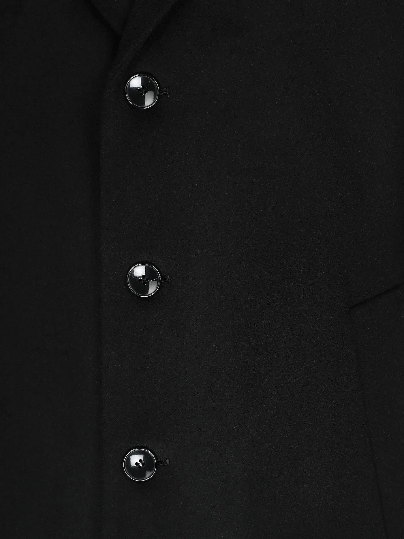 BOSS | Wollmantel  | schwarz
