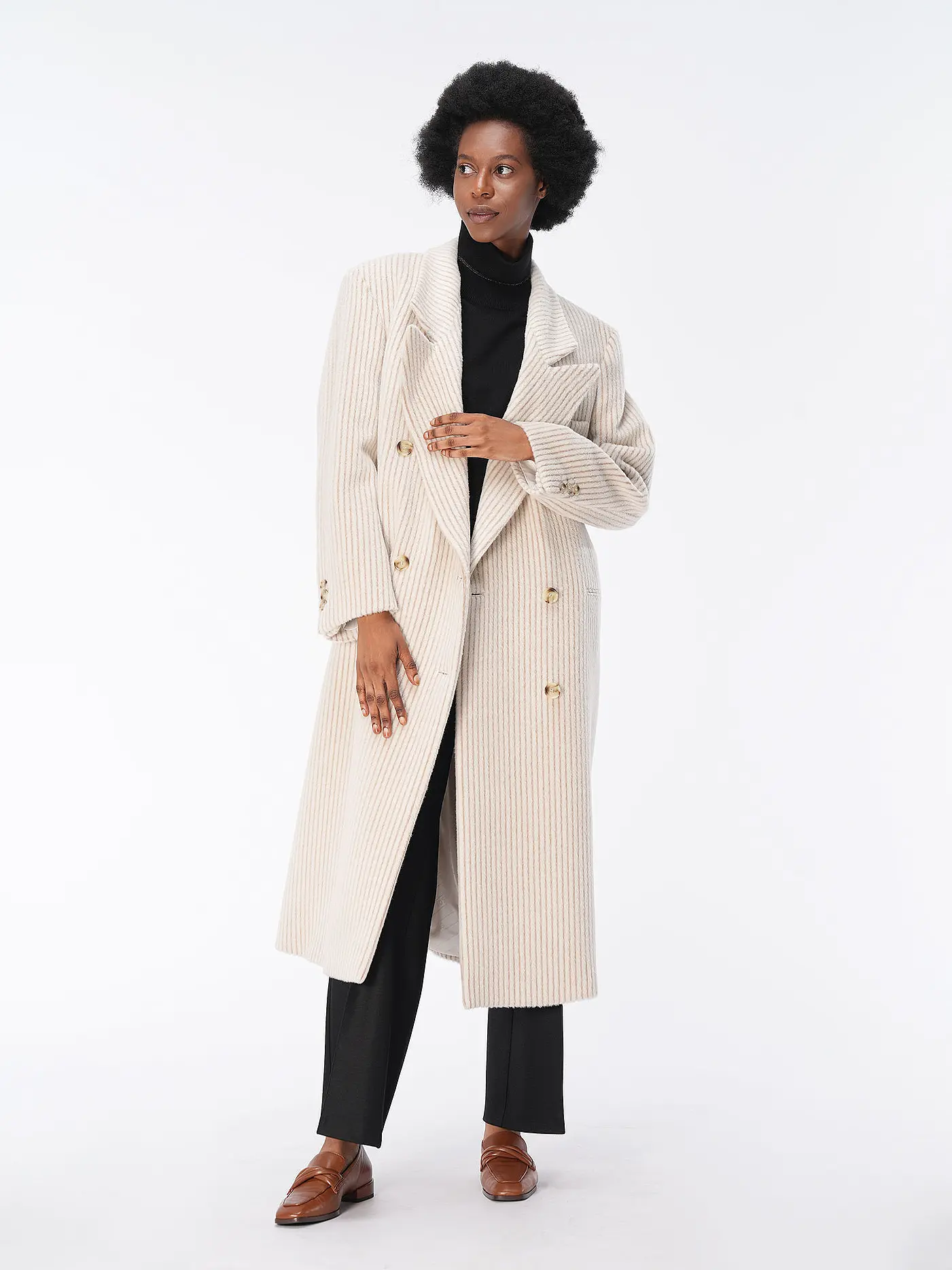 BOSS | Wollmantel CALECO  | weiss