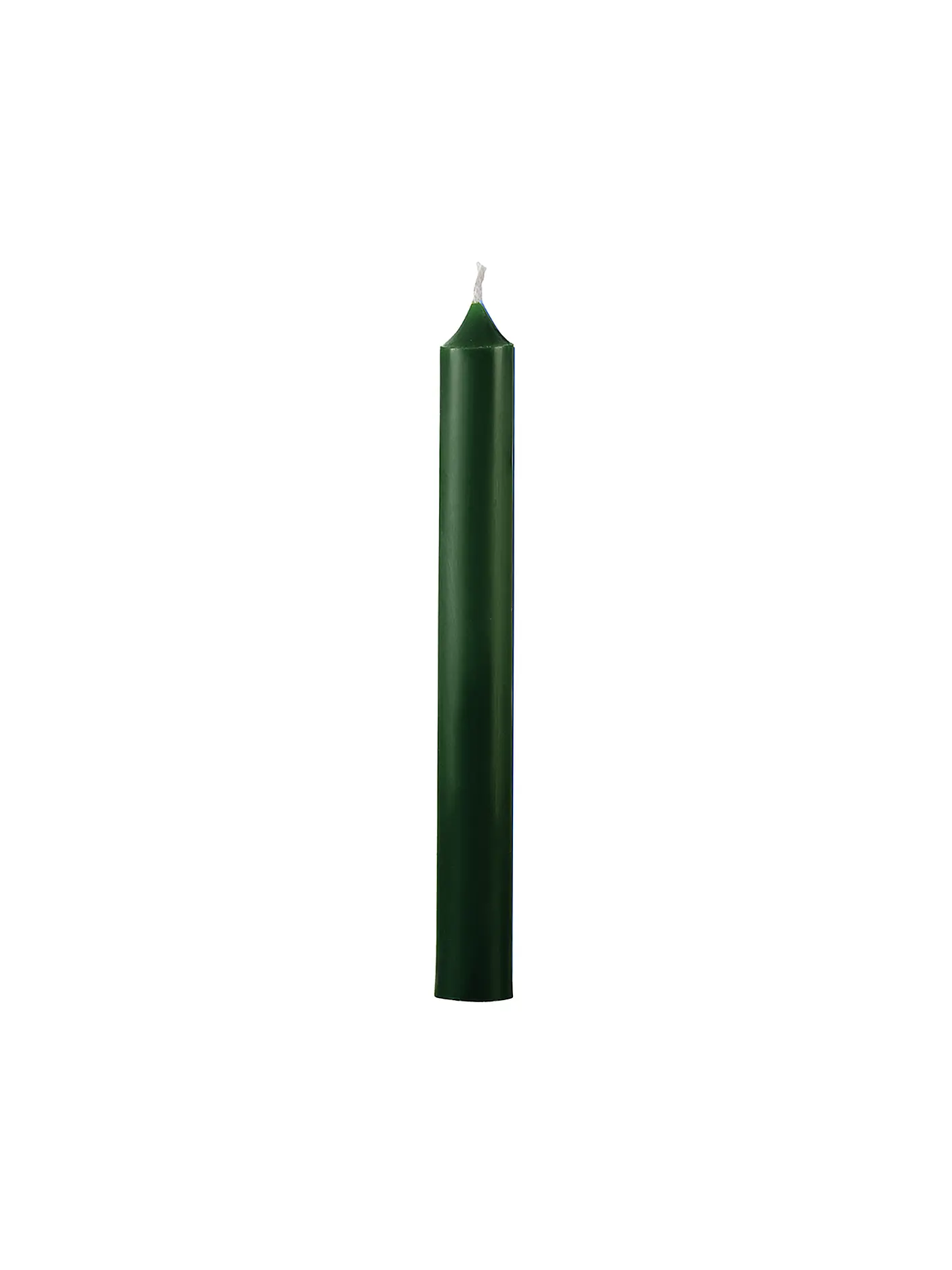 BOUGIES LA FRANCAISE | Stabkerze COLORAMA 20cm ivoire | dunkelgrün
