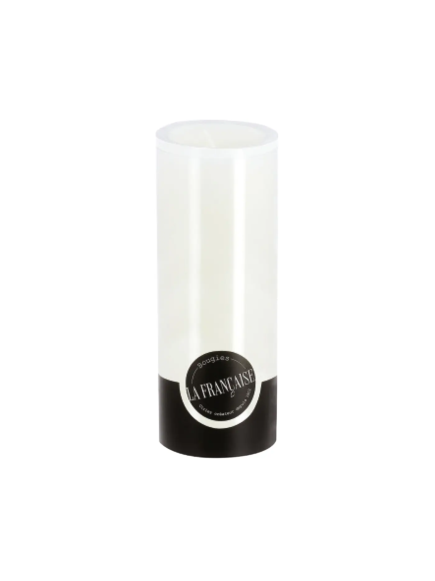 BOUGIES LA FRANCAISE | Stumpenkerze COLORAMA 20x8cm blanc | weiss