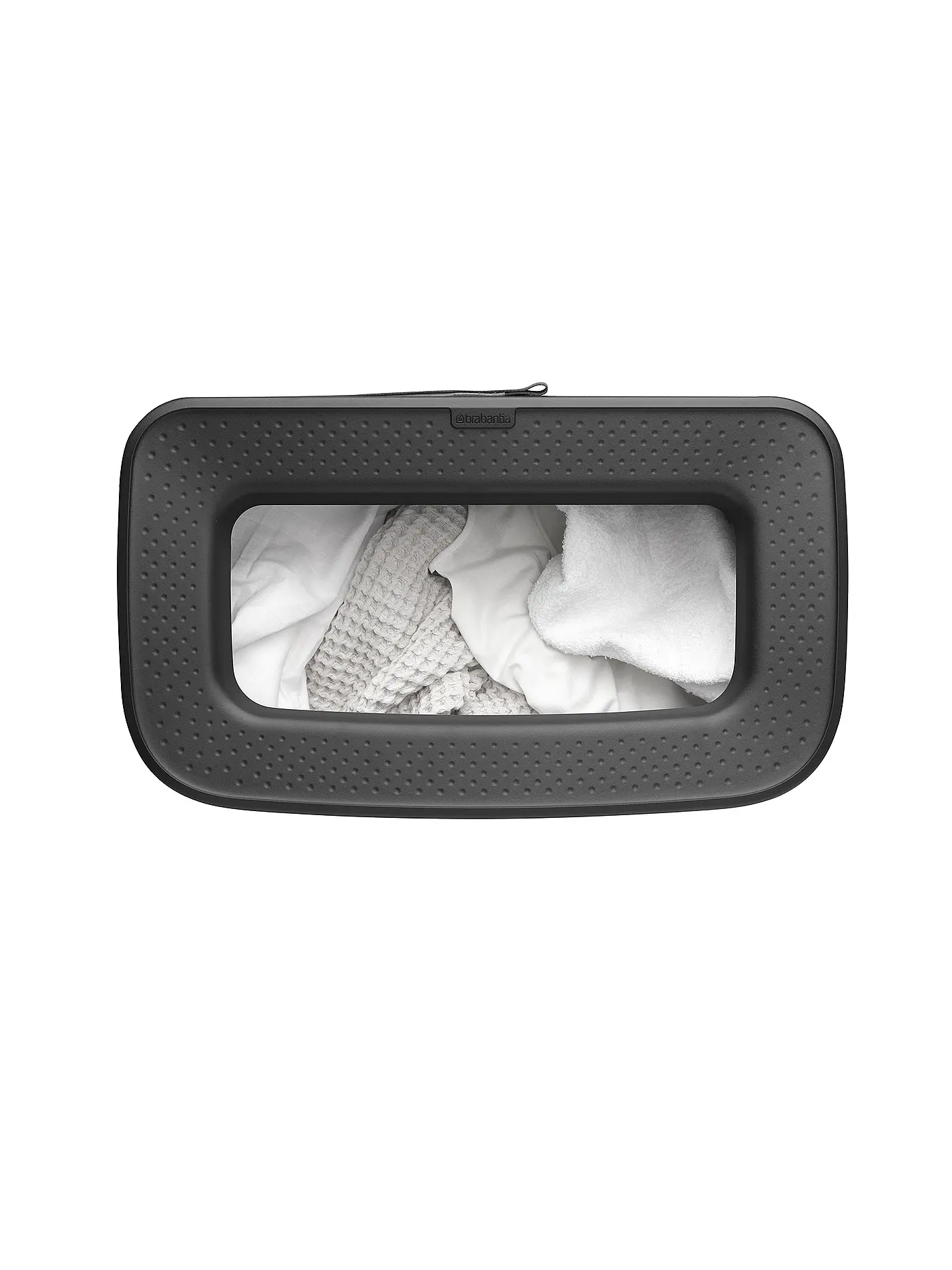 BRABANTIA | Wäschebox Bo 60l Schwarz | schwarz