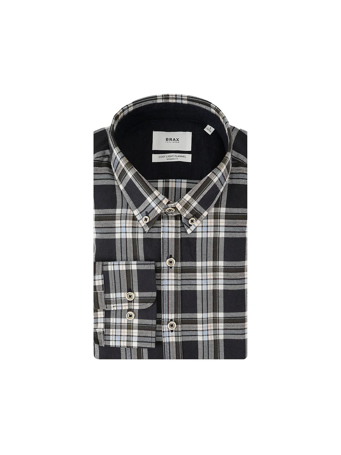 BRAX | Hemd Modern Fit DANIEL C | schwarz