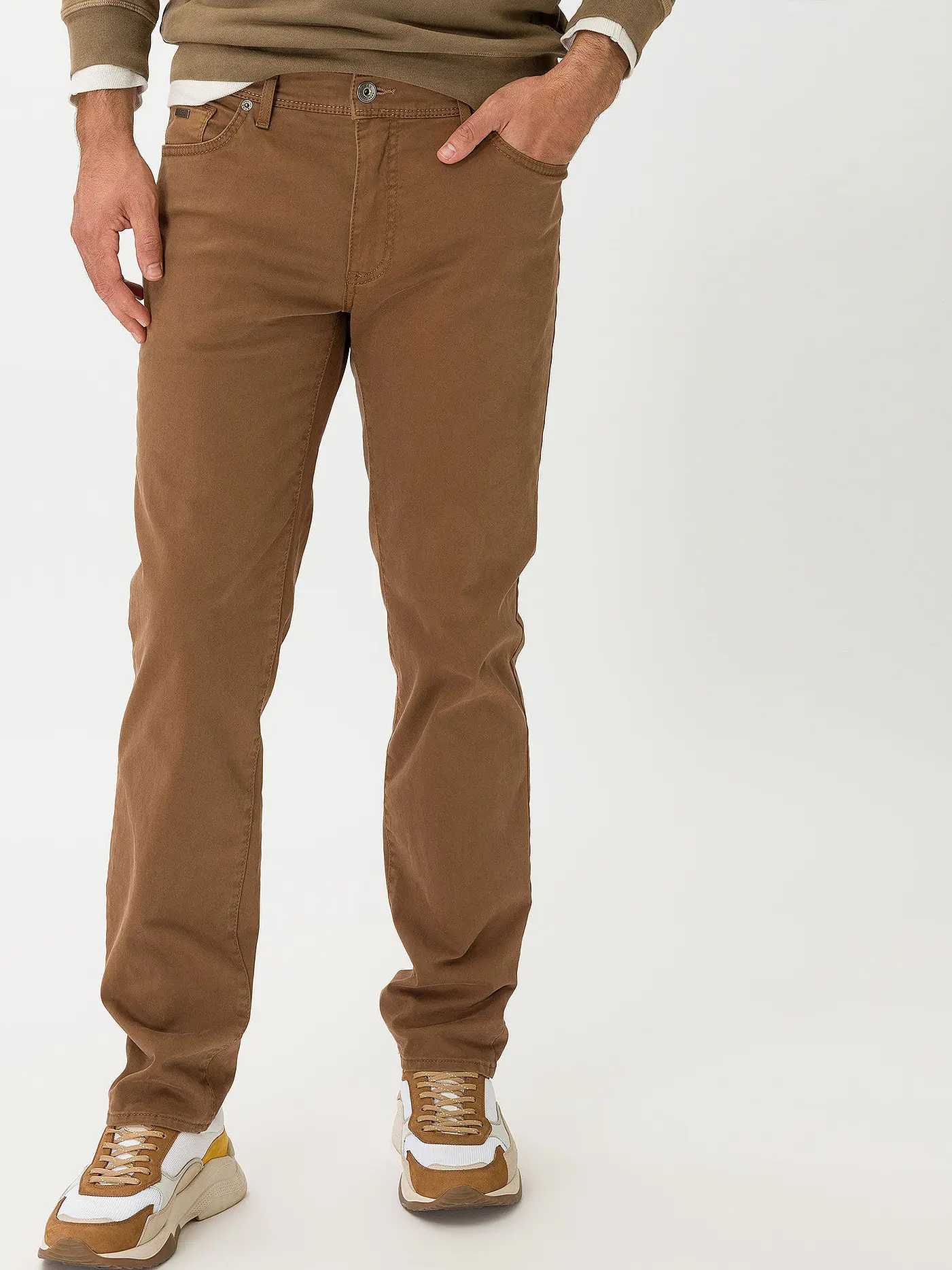BRAX | Hose Straight Fit CADIZ | camel