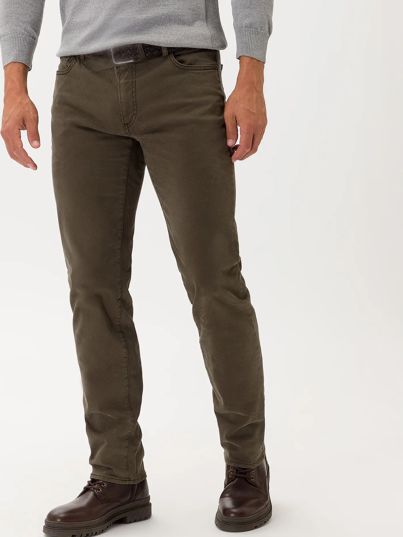 BRAX | Hose Straight Fit CADIZ | grün