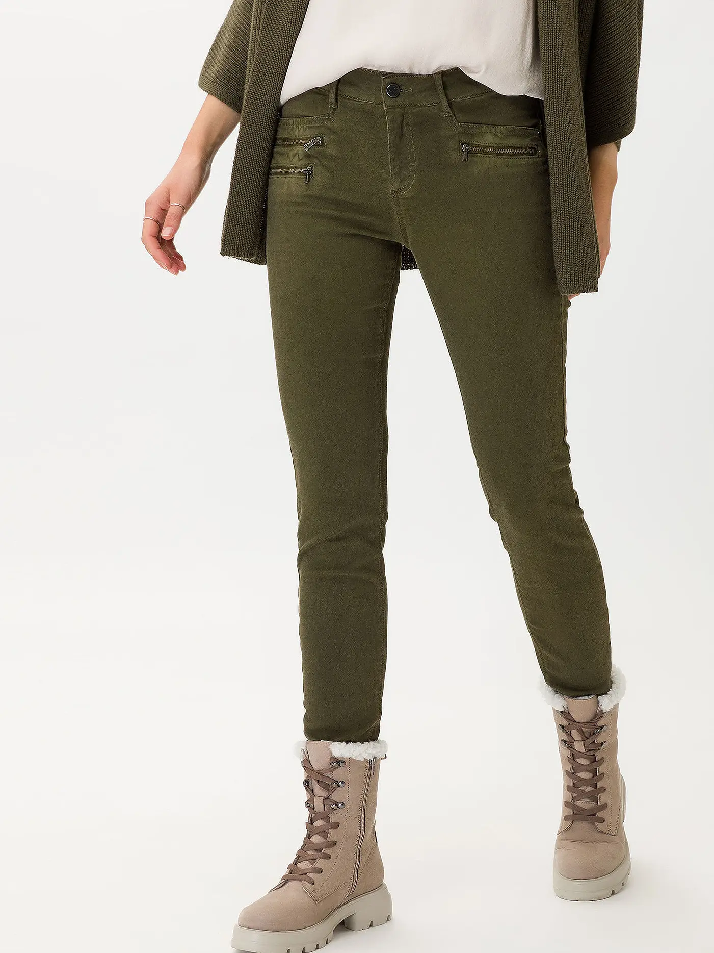 BRAX | jeans Skinny Fit ANA | olive