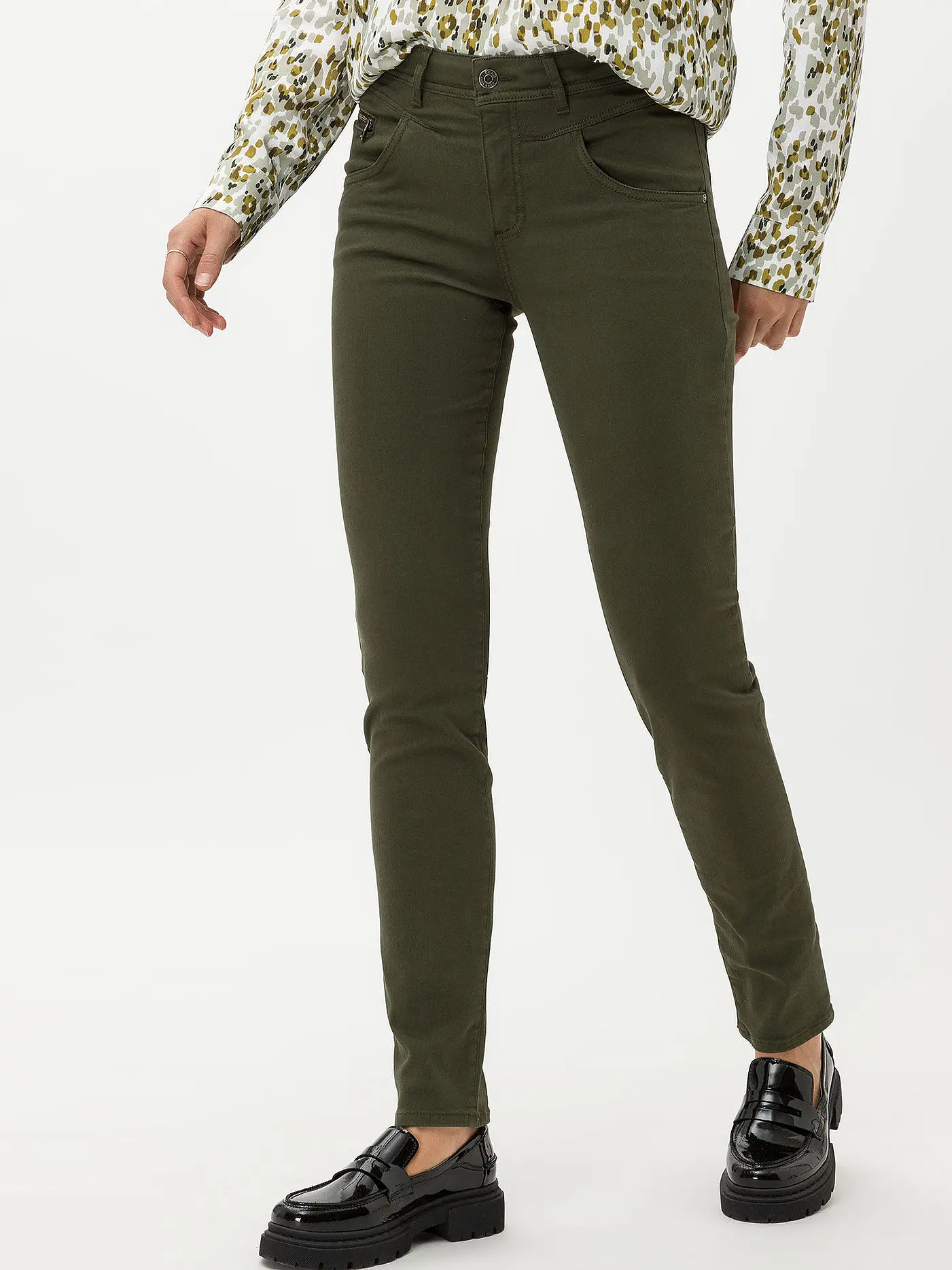 BRAX | Jeans Skinny Fit SHAKIRA | dunkelgrün