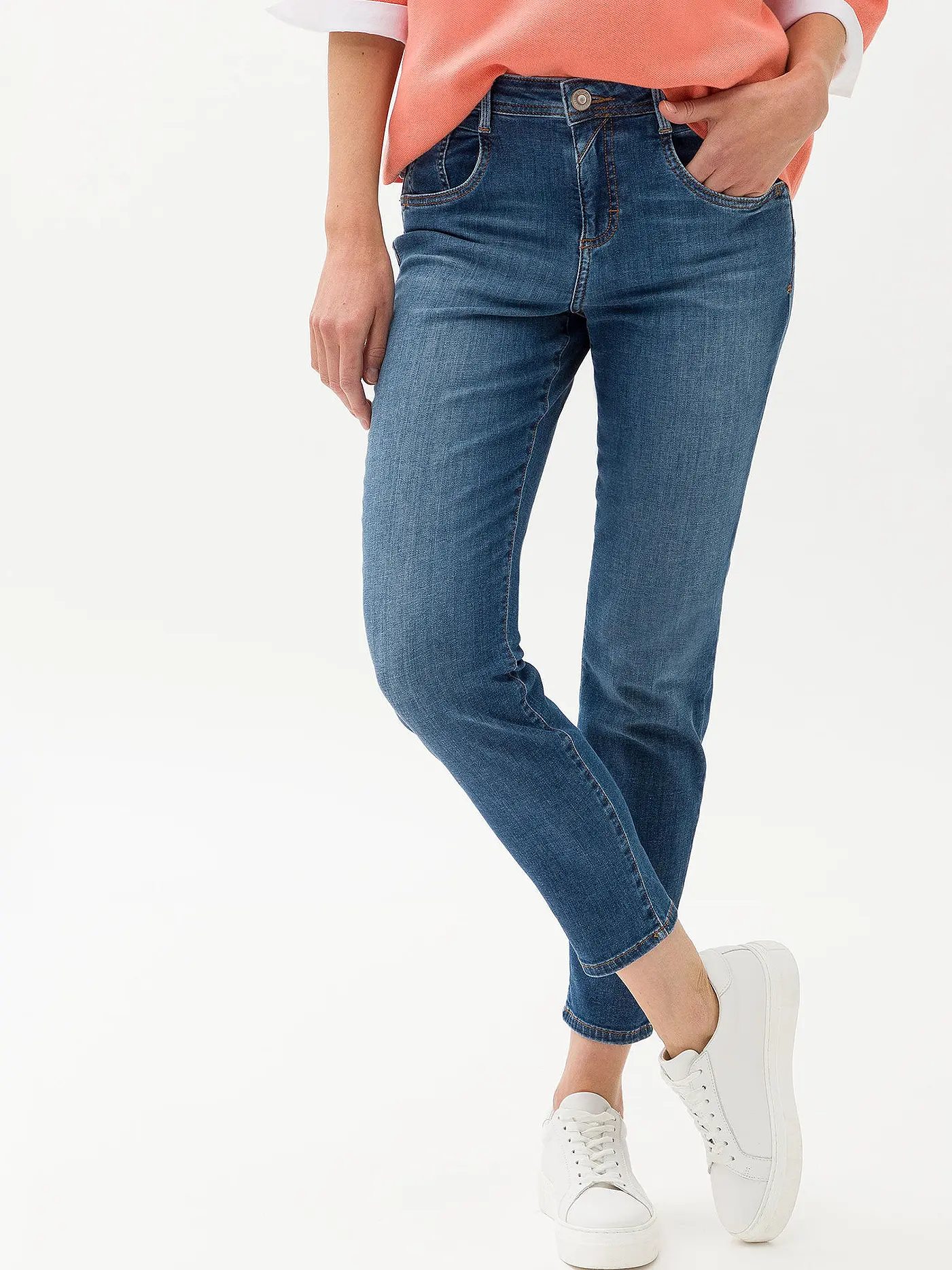 BRAX | Jeans Slim Fit 7/8 SHAKIRA S | dunkelblau