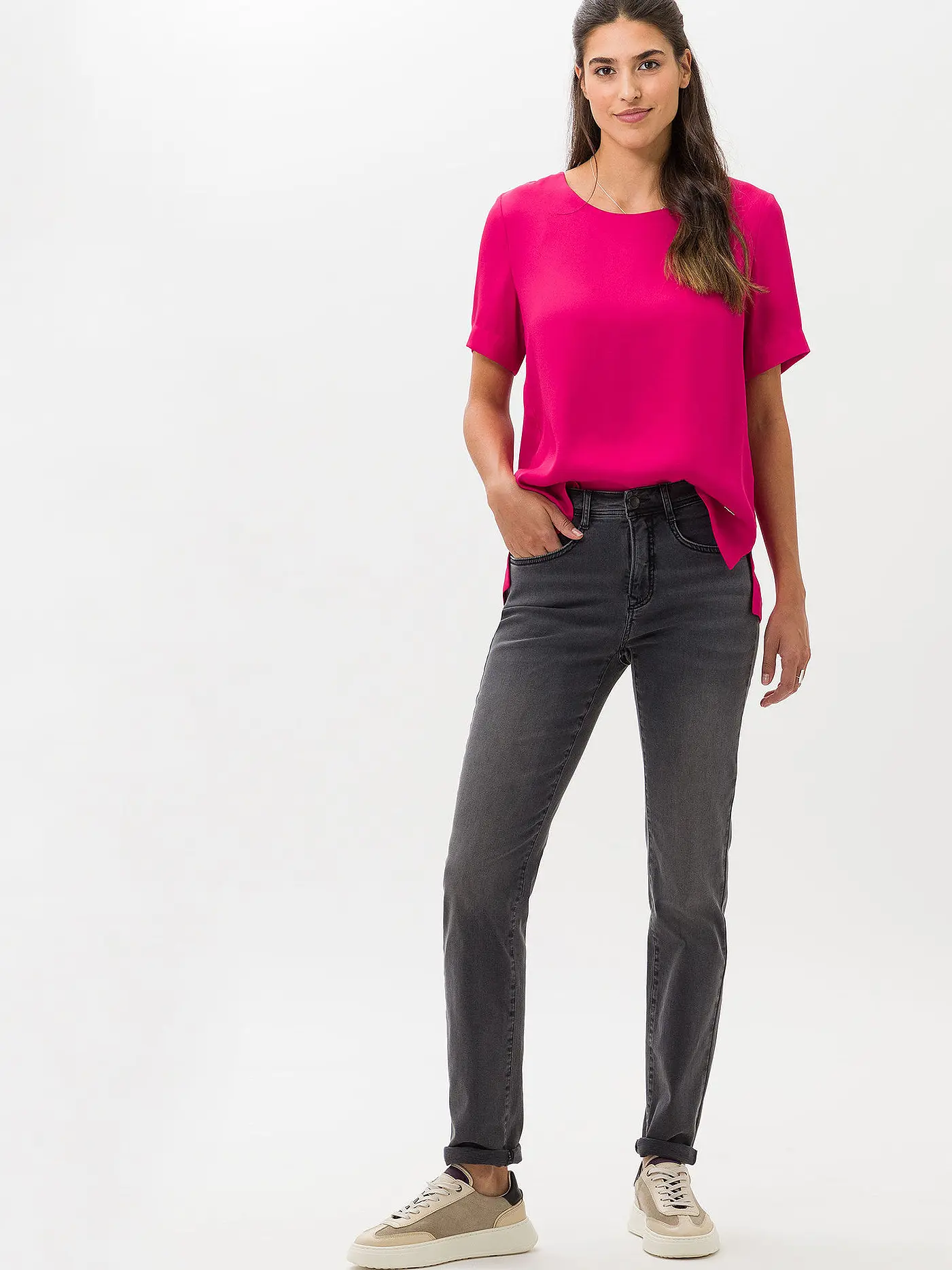 BRAX | Jeans Straight Fit MARY | schwarz