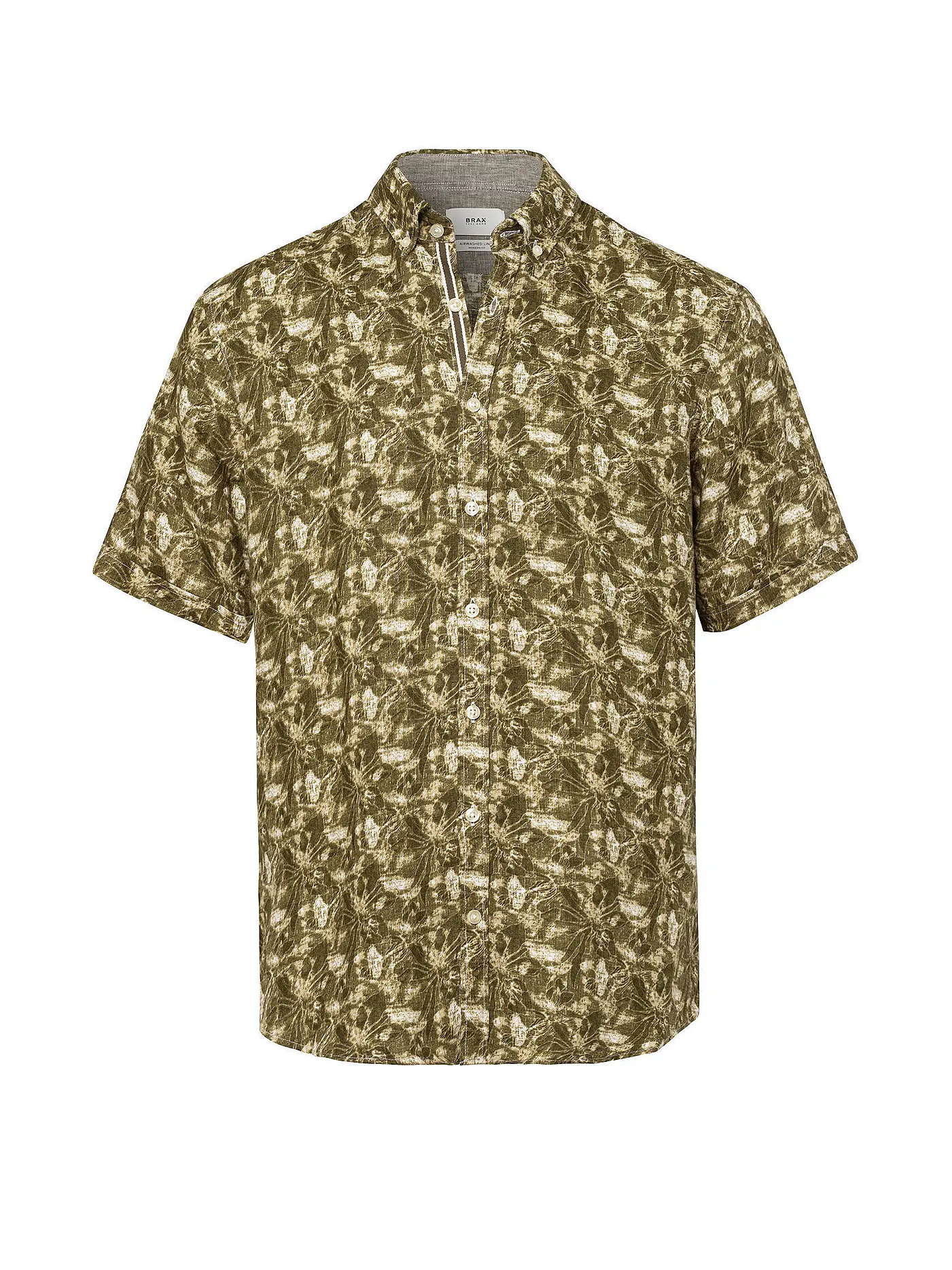 BRAX | Leinenhemd Modern Fit  DAN P | olive