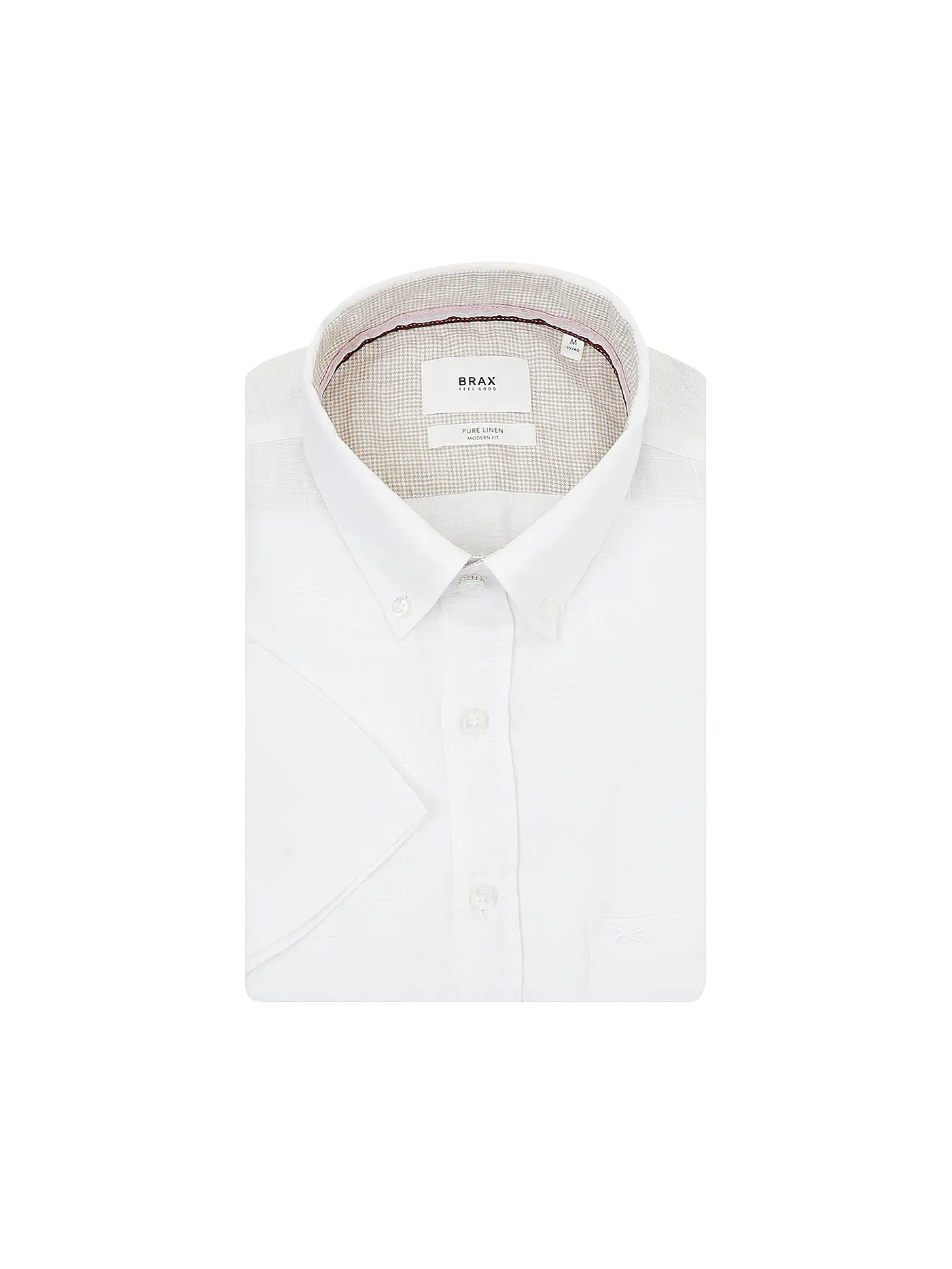 BRAX | Leinenhemd Modern Fit DAN U | weiss