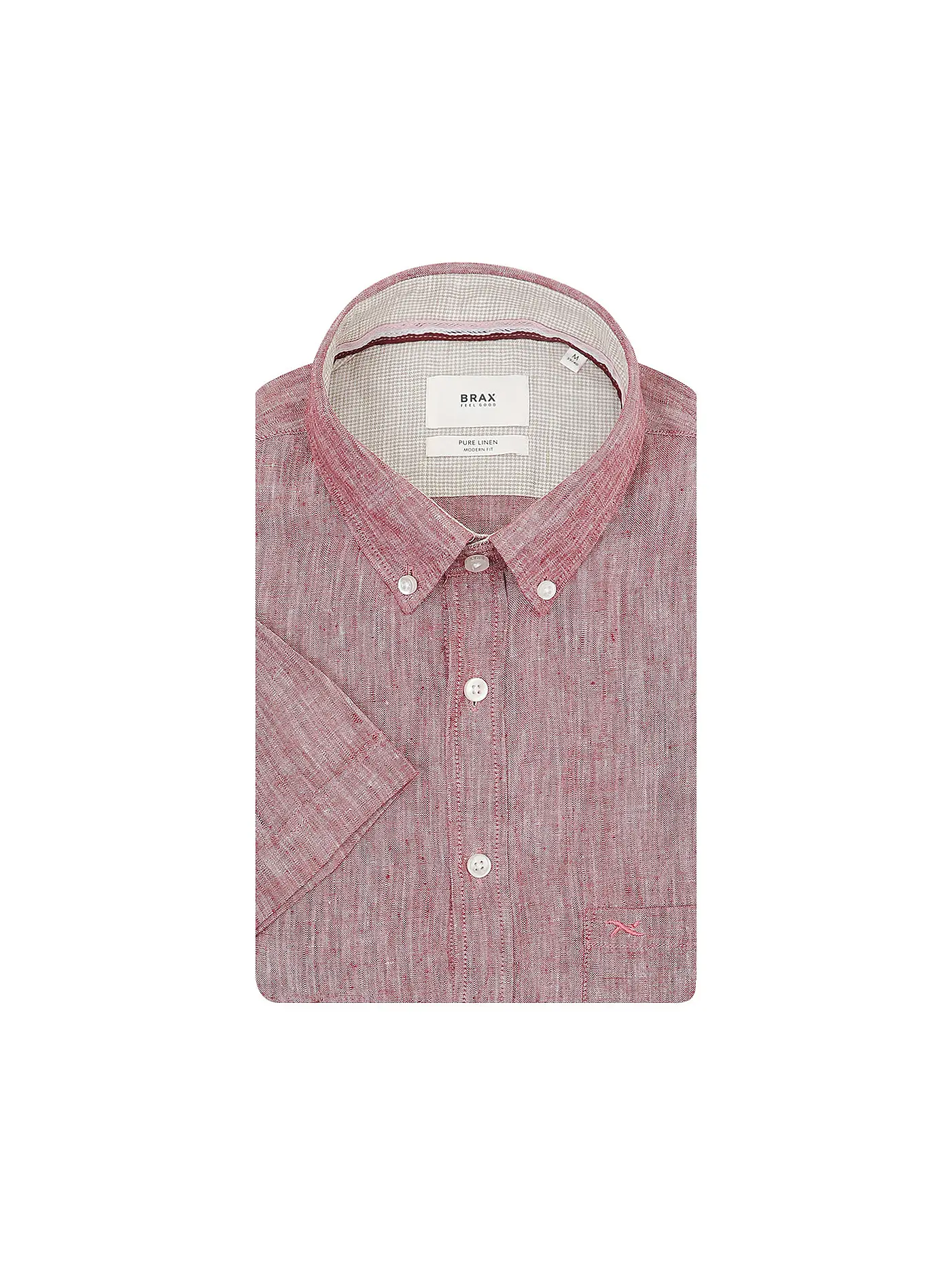 BRAX | Leinenhemd Modern Fit DAN U | beere