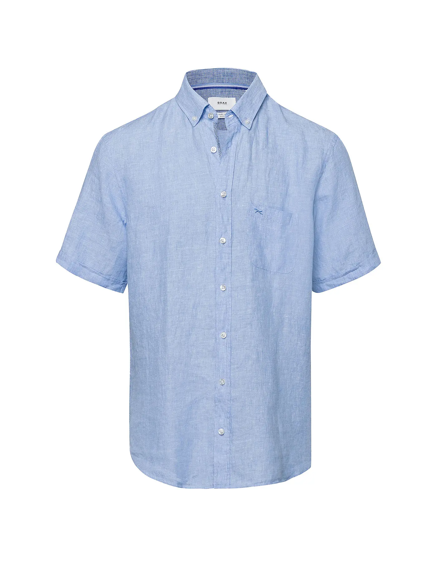 BRAX | Leinenhemd Modern Fit DAN U | hellblau