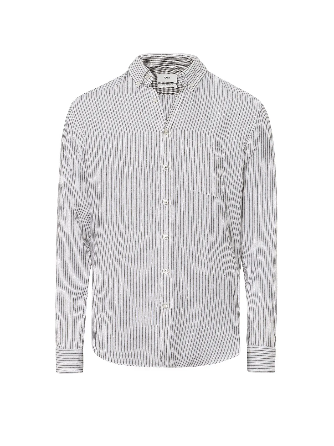 BRAX | Leinenhemd Modern Fit DANIEL S | weiss
