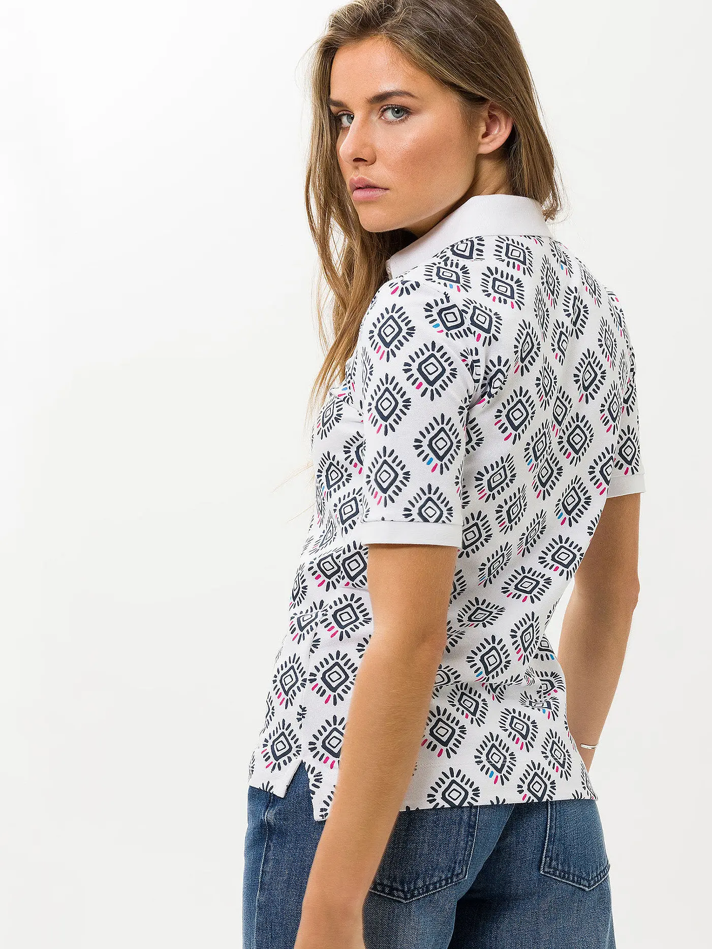 BRAX | Poloshirt CLEO | weiss
