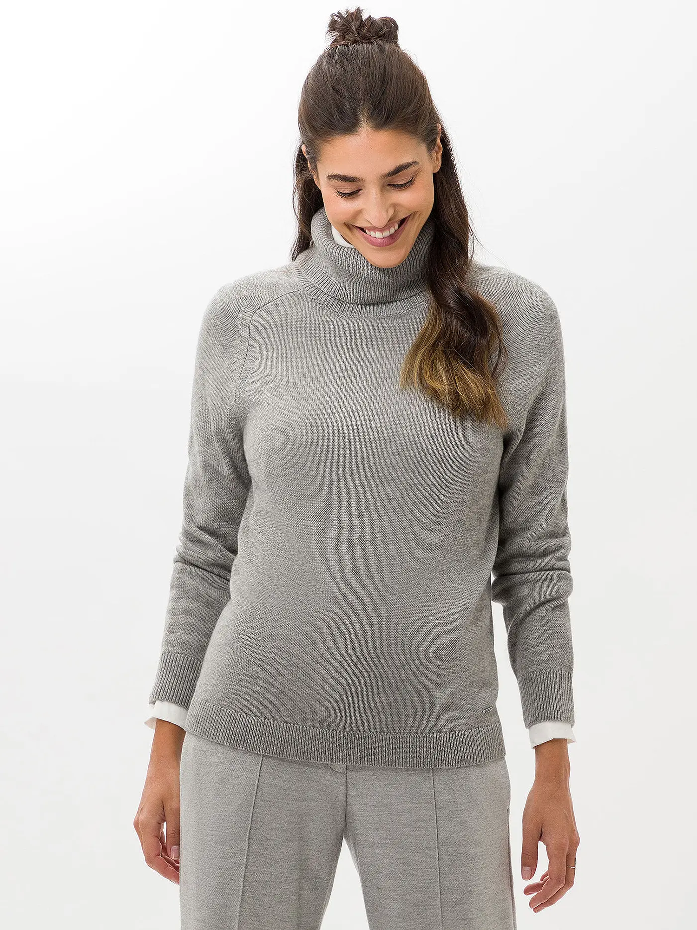 BRAX | Pullover LEA | hellgrau