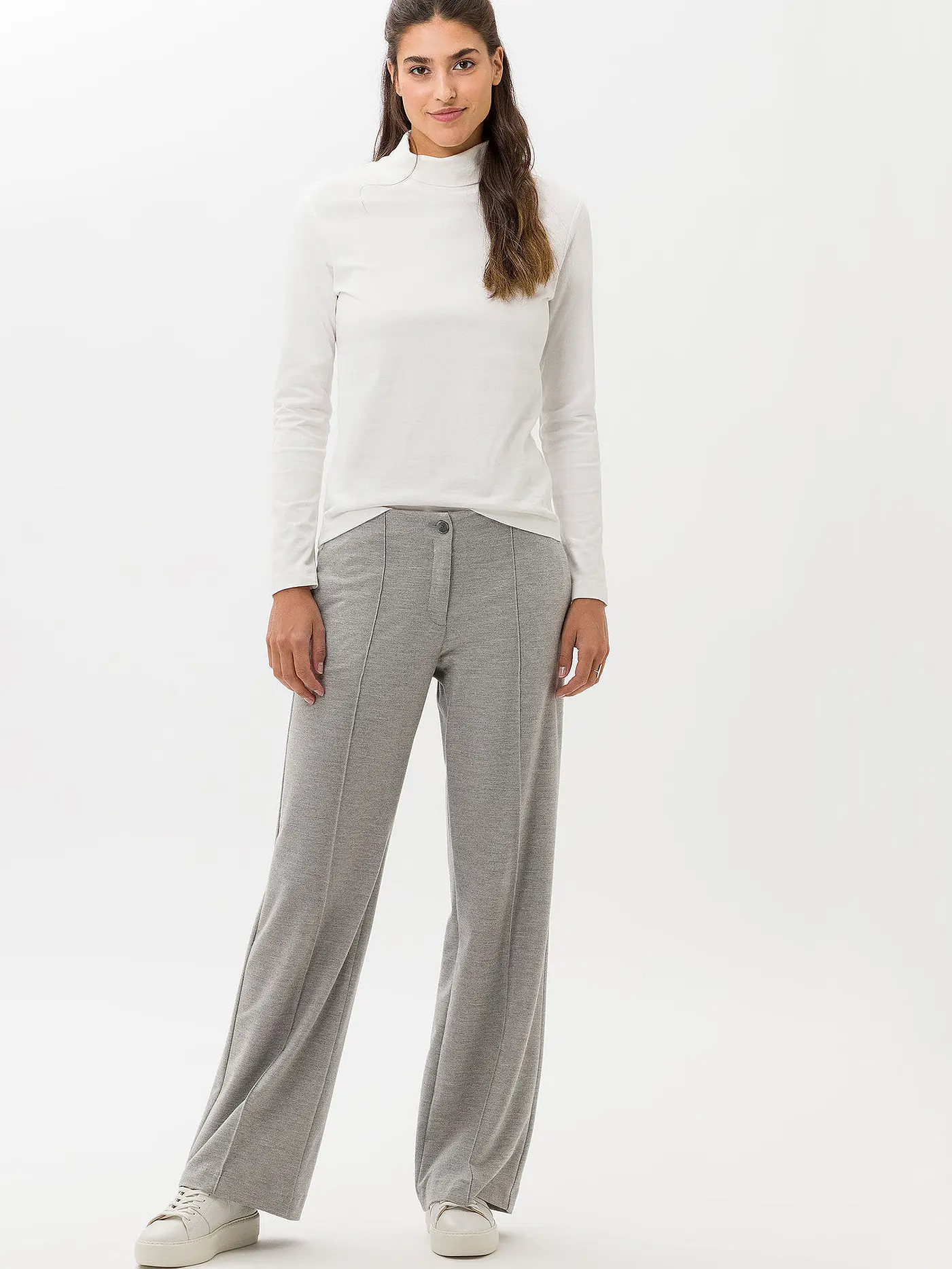 BRAX | Rollkragenshirt CAMILLA  | creme
