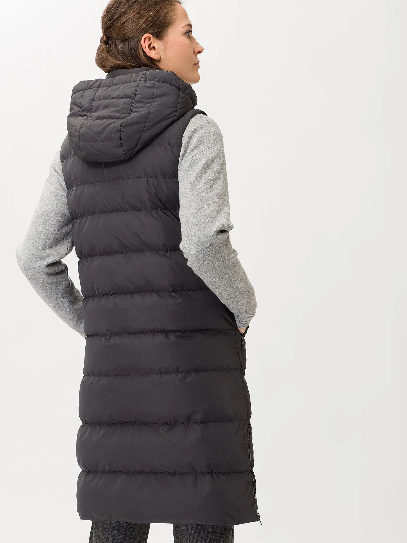 BRAX | Steppgilet HOUSTON | grau