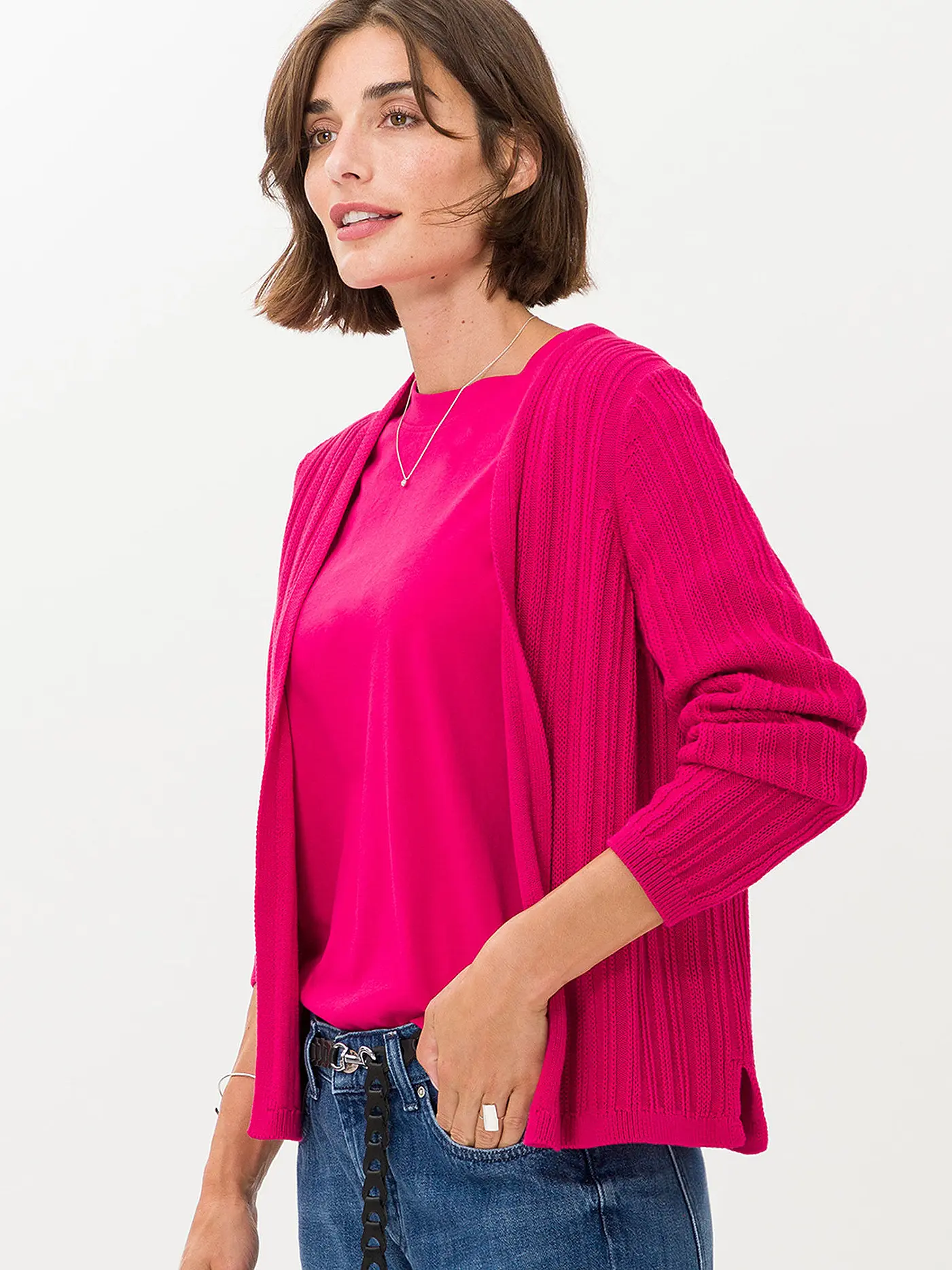 BRAX | Strickjacke ANIQUE | pink