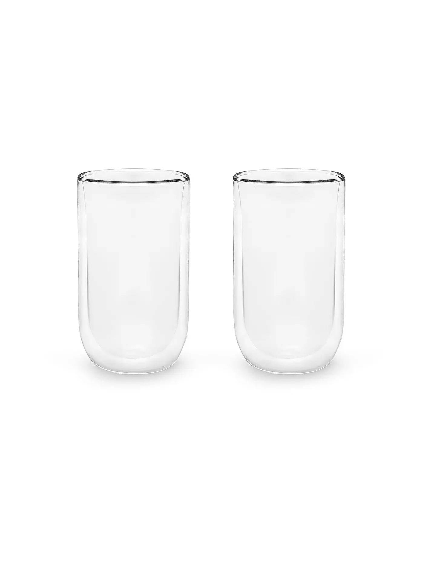 BREDEMEIJER | Doppelwandiges Glas Tumbler 400ml 2 Stück | transparent
