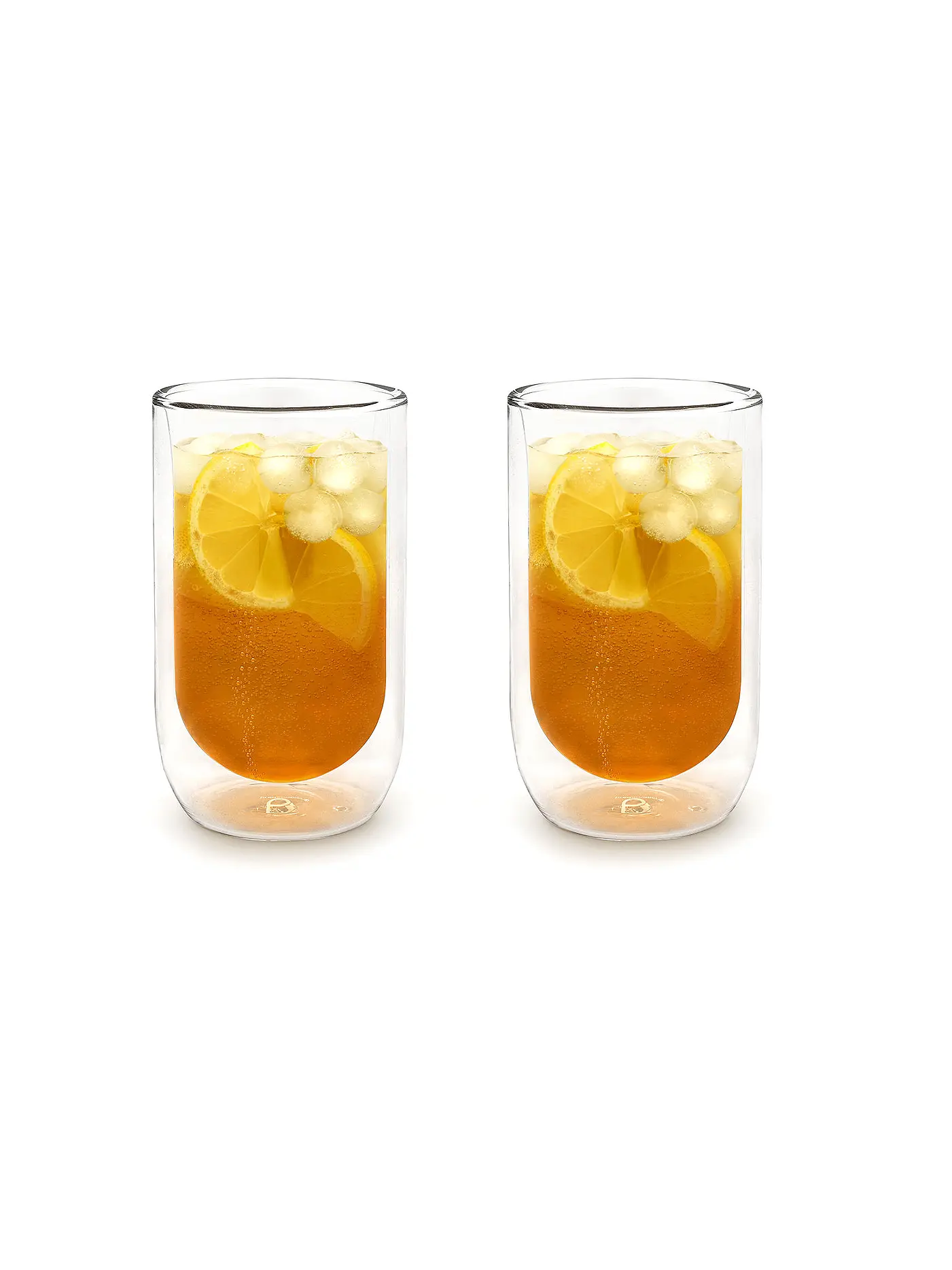 BREDEMEIJER | Doppelwandiges Glas Tumbler 400ml 2 Stück | transparent