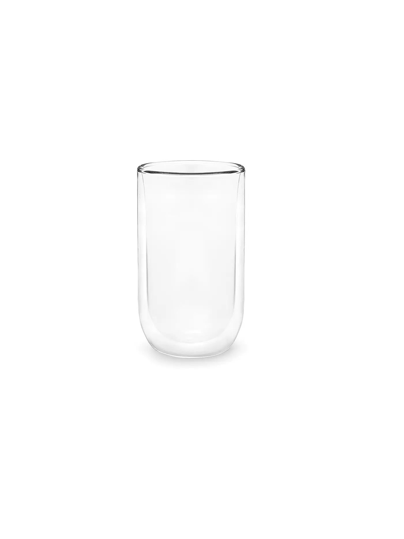 BREDEMEIJER | Doppelwandiges Glas Tumbler 400ml 2 Stück | transparent