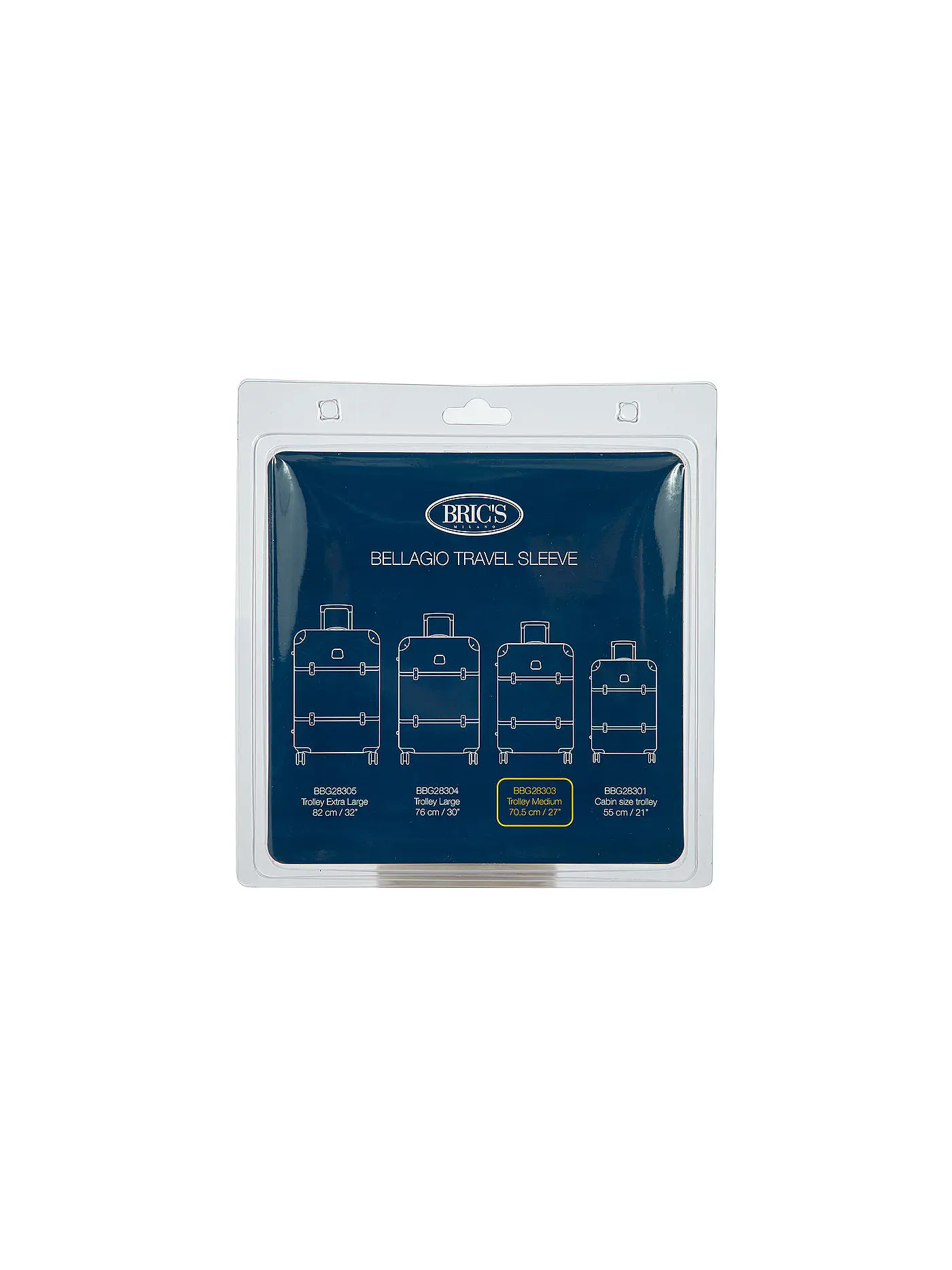 BRICS | Koffer-Cover Mittel (Transparent) | transparent
