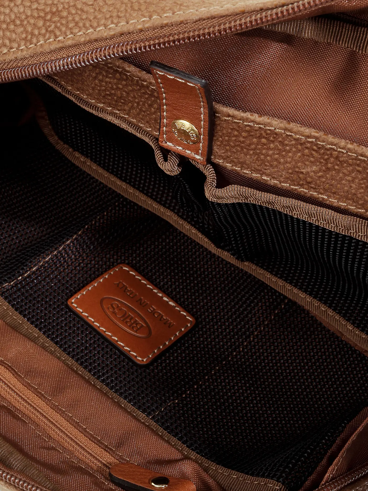 BRICS | Kosmetiktasche "Life" | camel