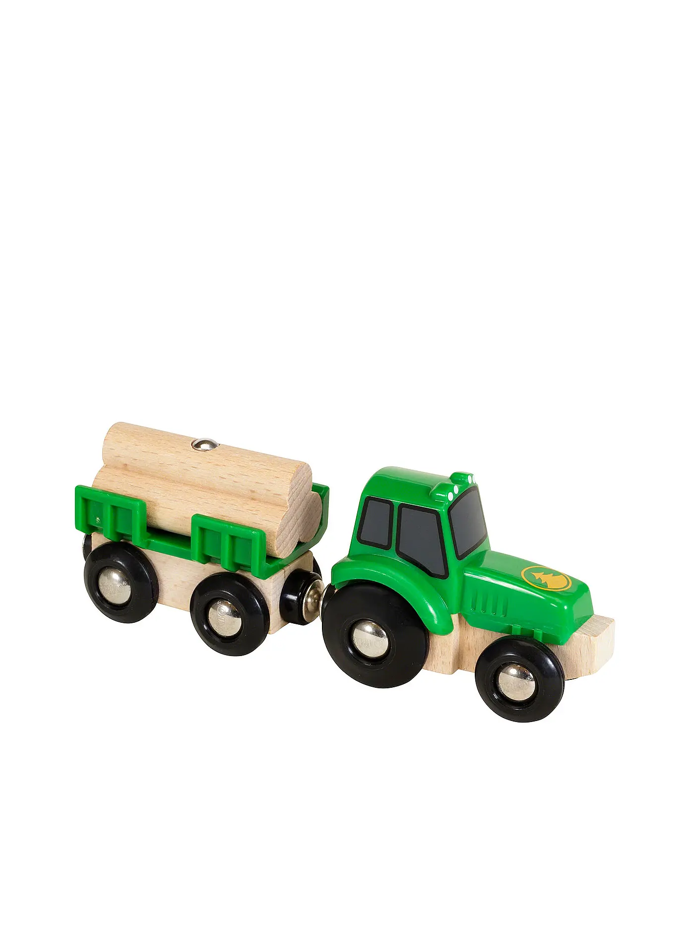 BRIO | Traktor mit Holz-Anhänger | keine Farbe