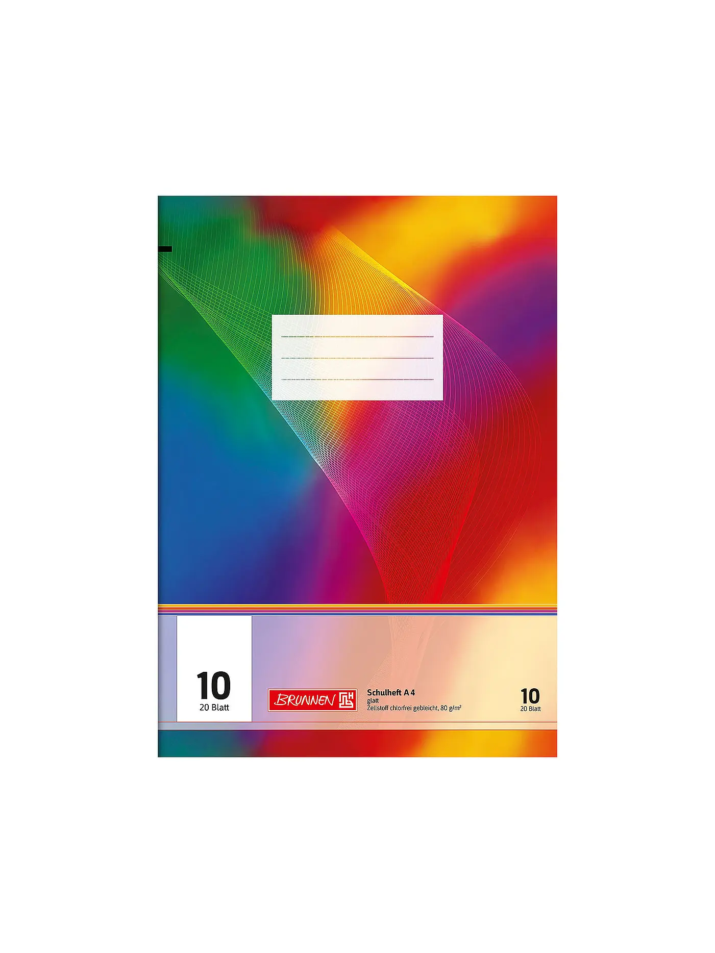 BRUNNEN VERLAG | Heft A4 Glatt20 Blatt | keine Farbe