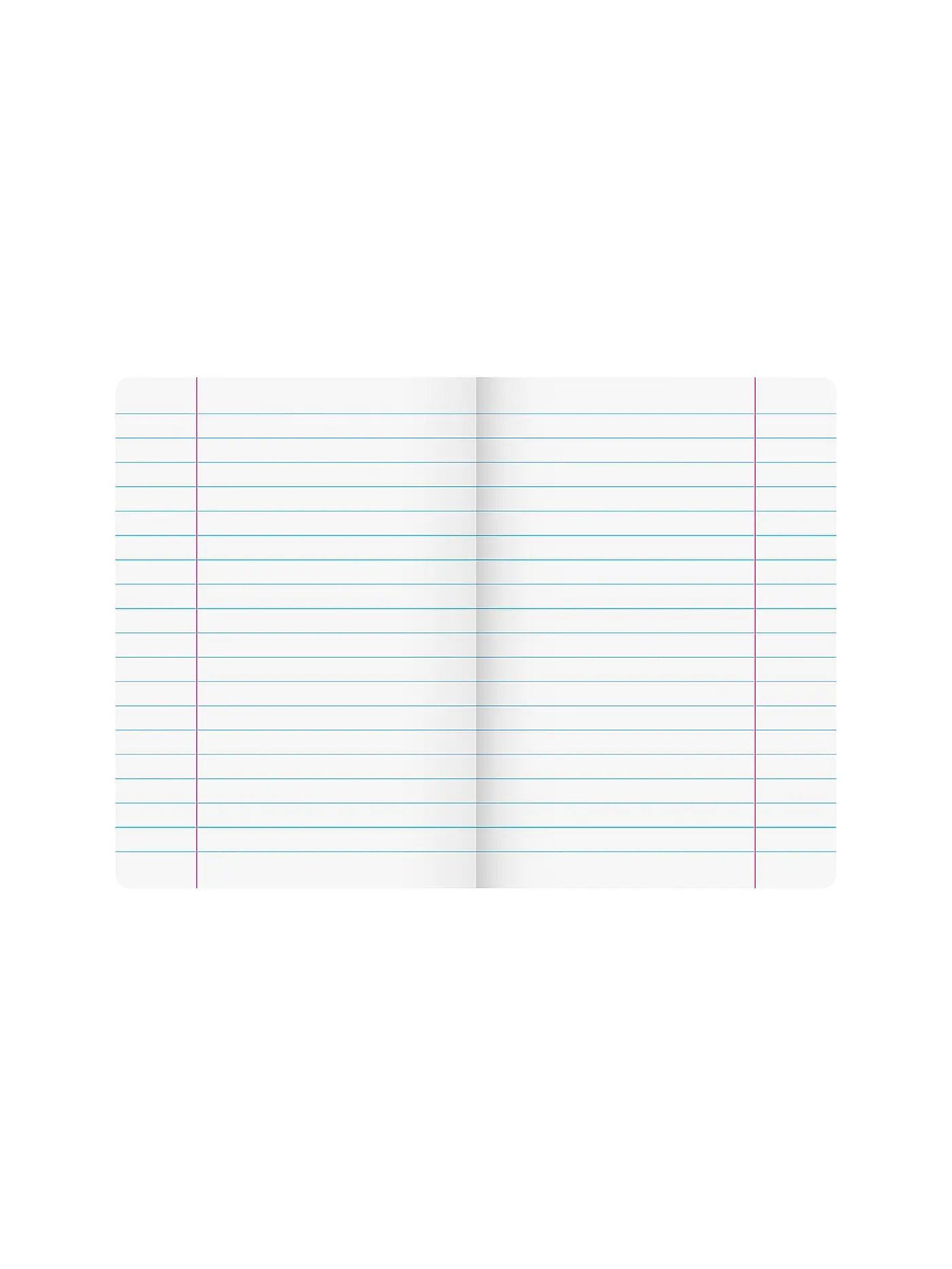 BRUNNEN VERLAG | Heft A5 Liniert 10 mm 20 Blatt | keine Farbe