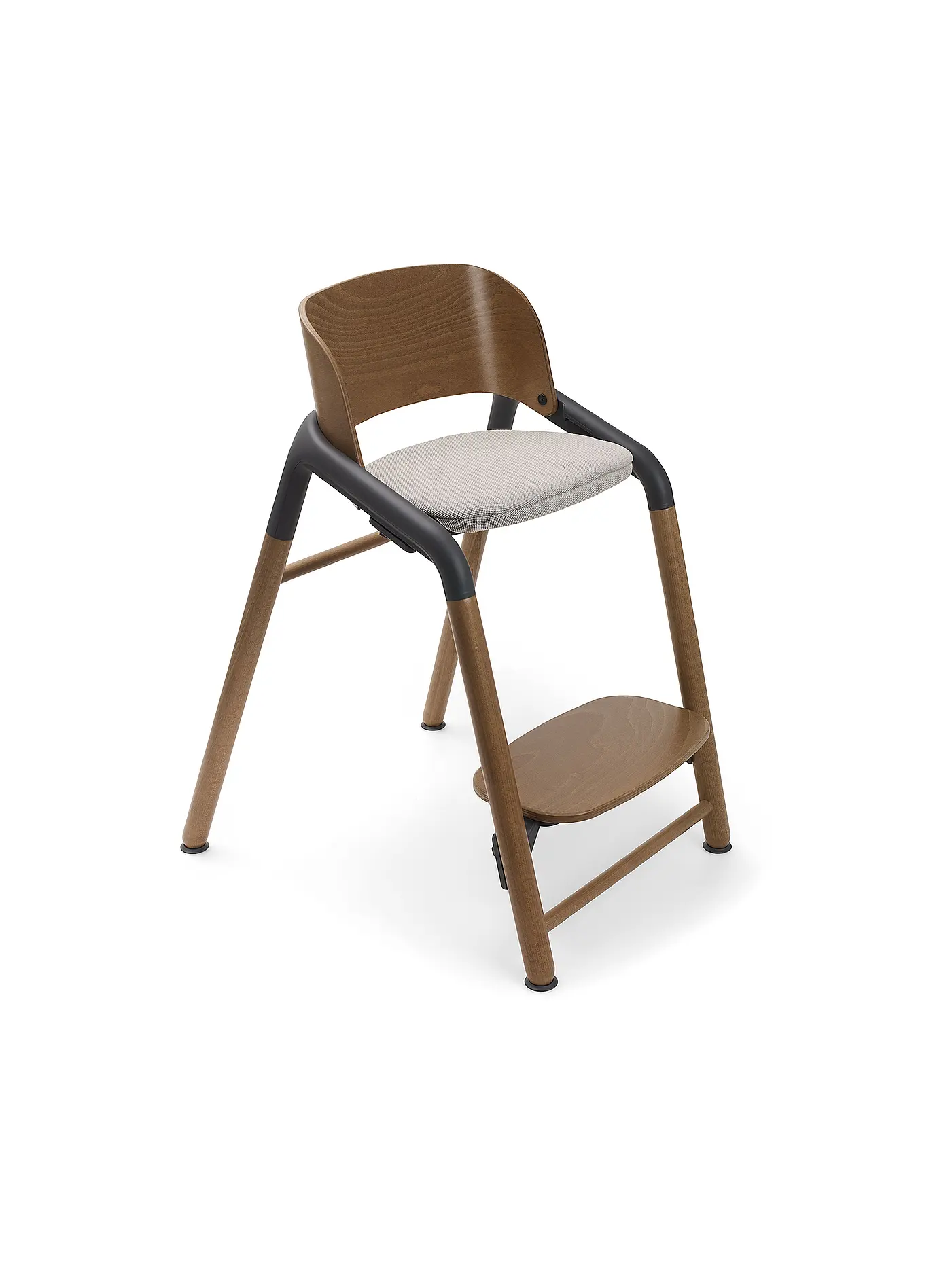 BUGABOO | Hochstuhl GIRAFFE Basis Warmer Holzton / Grau | braun
