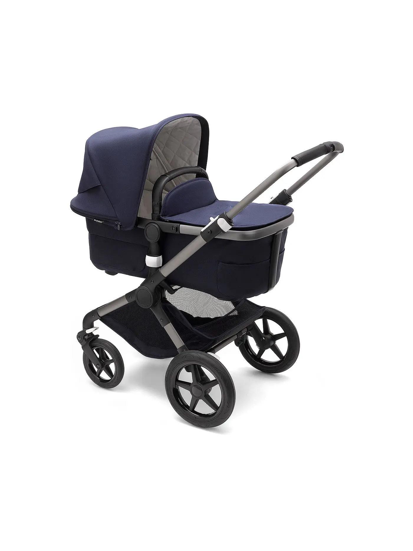 BUGABOO | Kombikinderwagen Fox3 Classic Komplett Set Graphit / Marine | blau