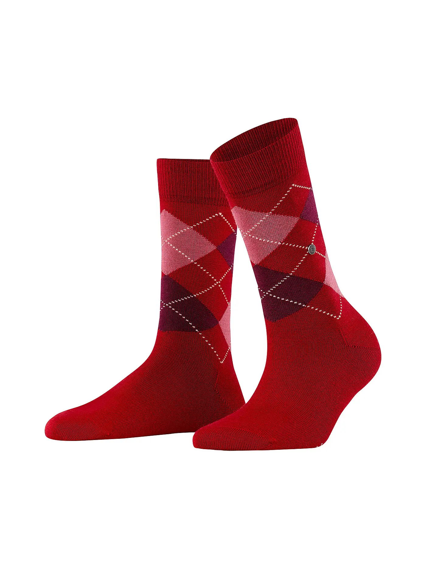BURLINGTON | Damen Socken 2-er Pkg. COCOONING GIFT SET 36-41 sortiment | rot