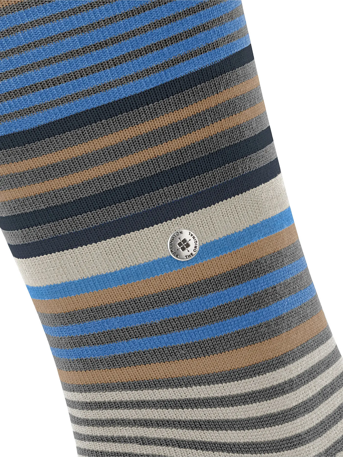 BURLINGTON | Herren Kniestrümpfe STRIPE 40-46 dark grey | bunt