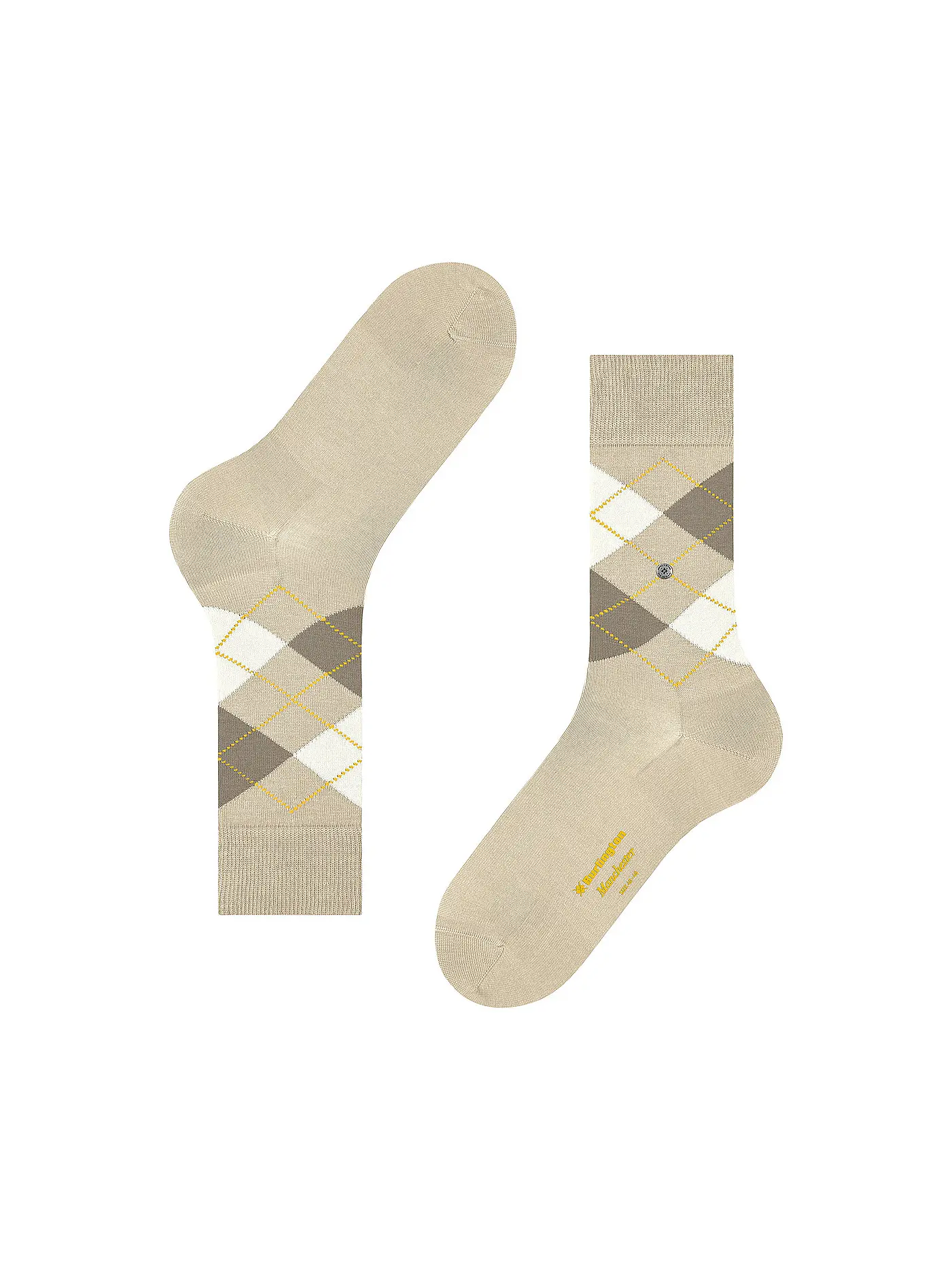 BURLINGTON | Herren Socken 40-46 MANCHESTER gravel | creme