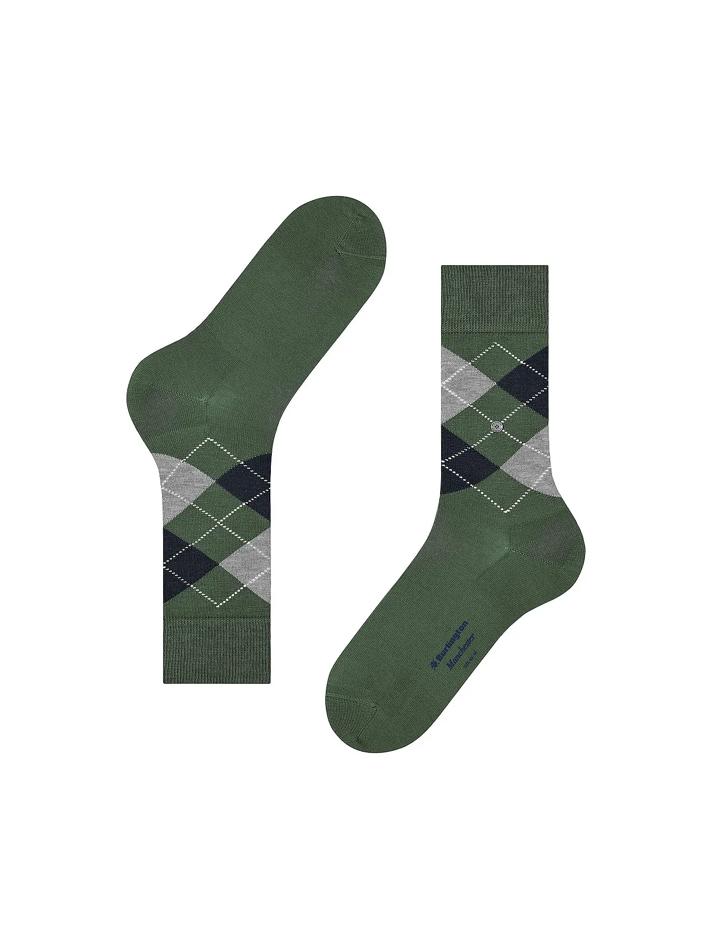 BURLINGTON | Herren Socken 40-46 MANCHESTER mountain green | olive