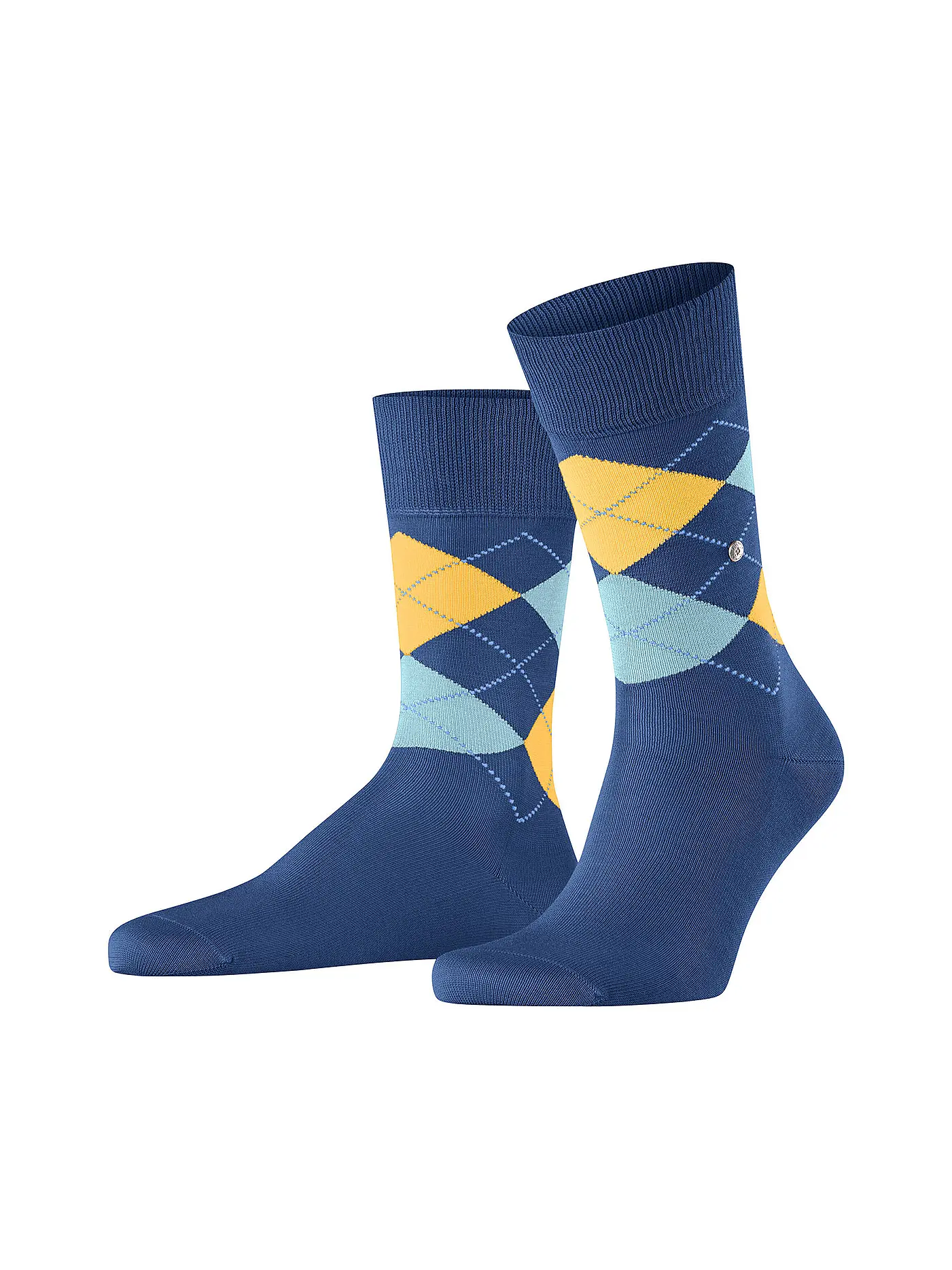 BURLINGTON | Herren Socken 40-46 MANCHESTER anthracite melange | blau