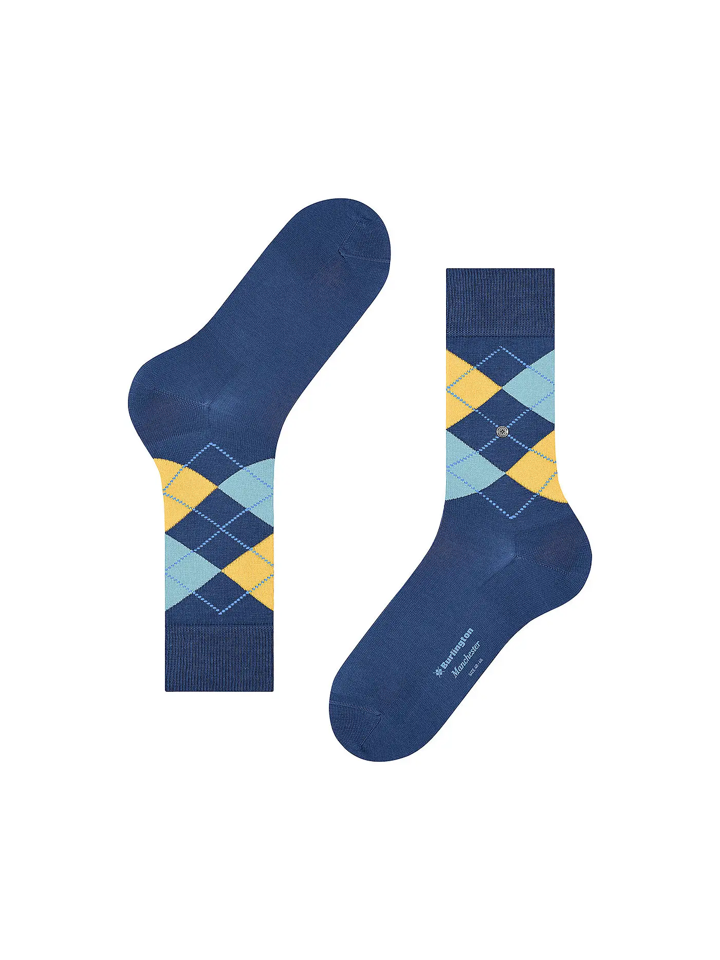BURLINGTON | Herren Socken 40-46 MANCHESTER royal blue | blau