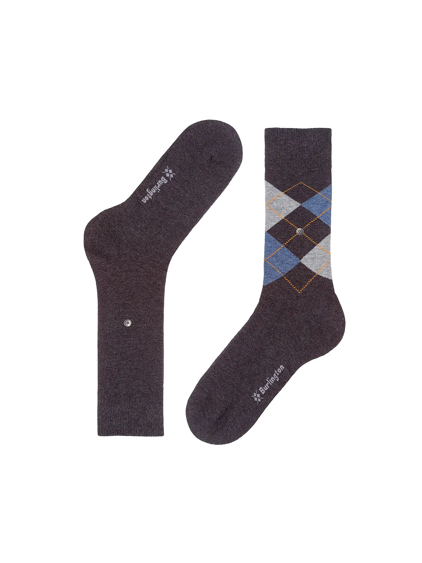 BURLINGTON | Herren Socken EVERYDAY 2-er Pkg. 40-46 anthracite mel. | grau