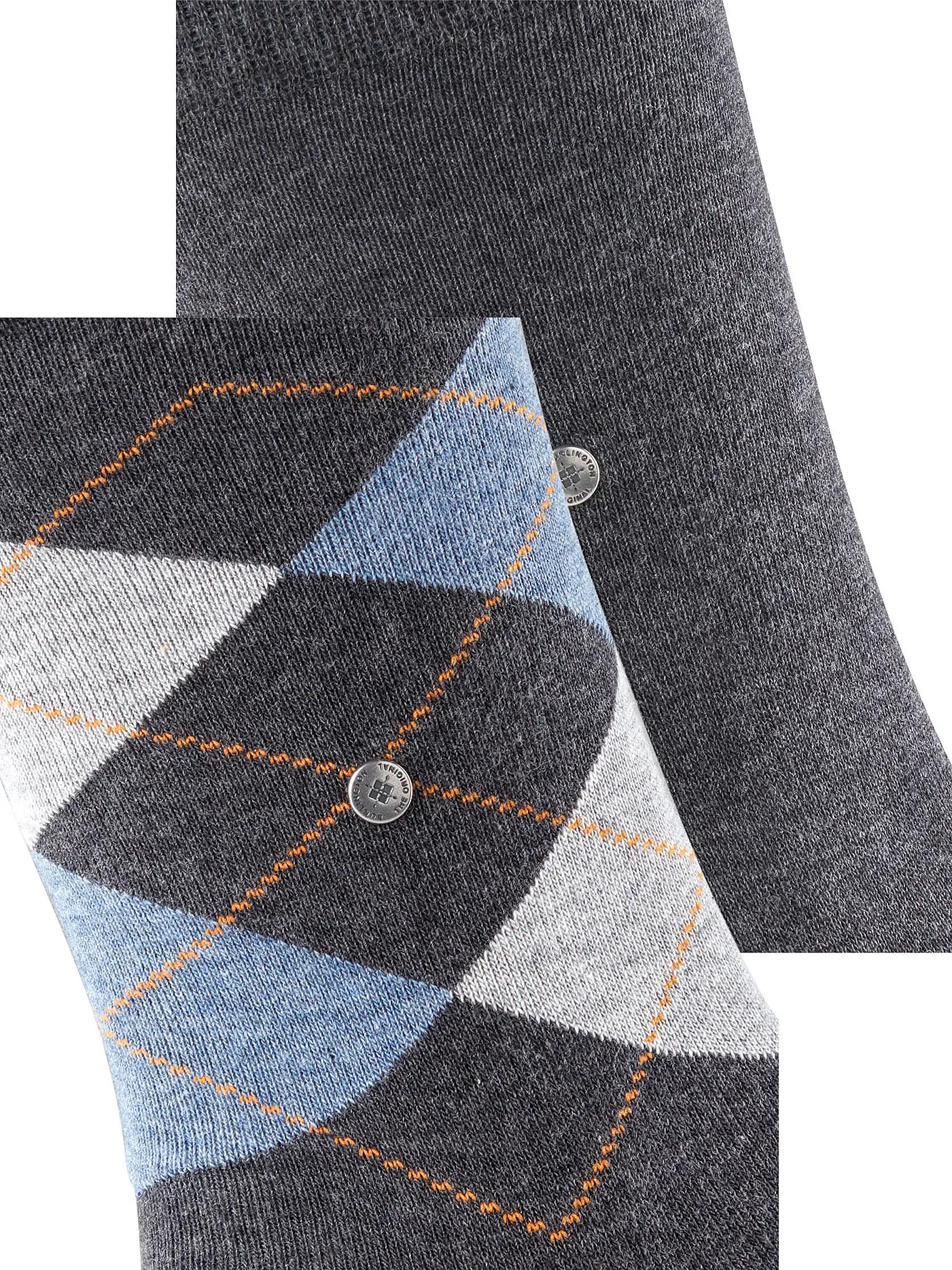 BURLINGTON | Herren Socken EVERYDAY 2-er Pkg. 40-46 anthracite mel. | grau
