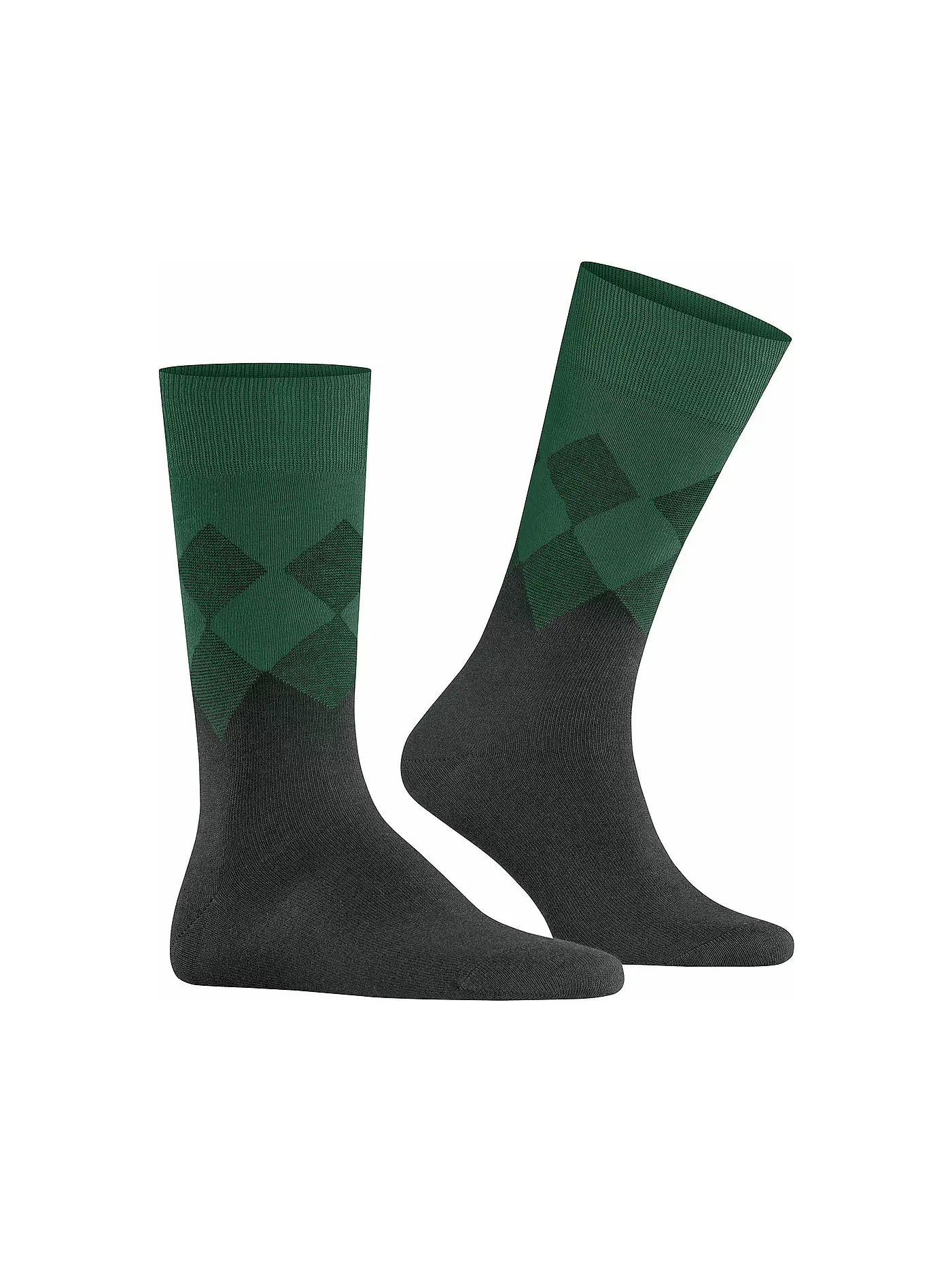 BURLINGTON | Herren Socken HAMPSTEAD 40-46 oil mel. | dunkelgrün