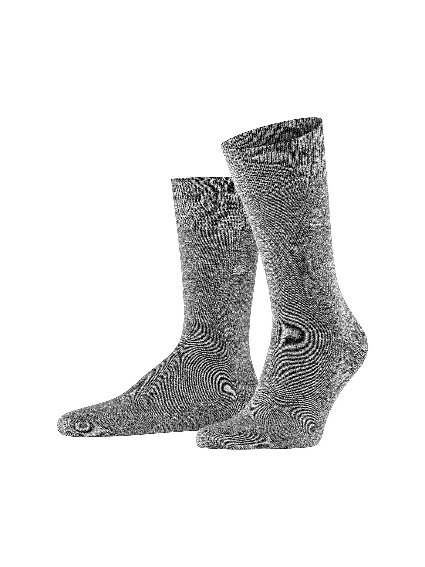 BURLINGTON | Herren Socken LEEDS 40-46 asphalt mel. | grau