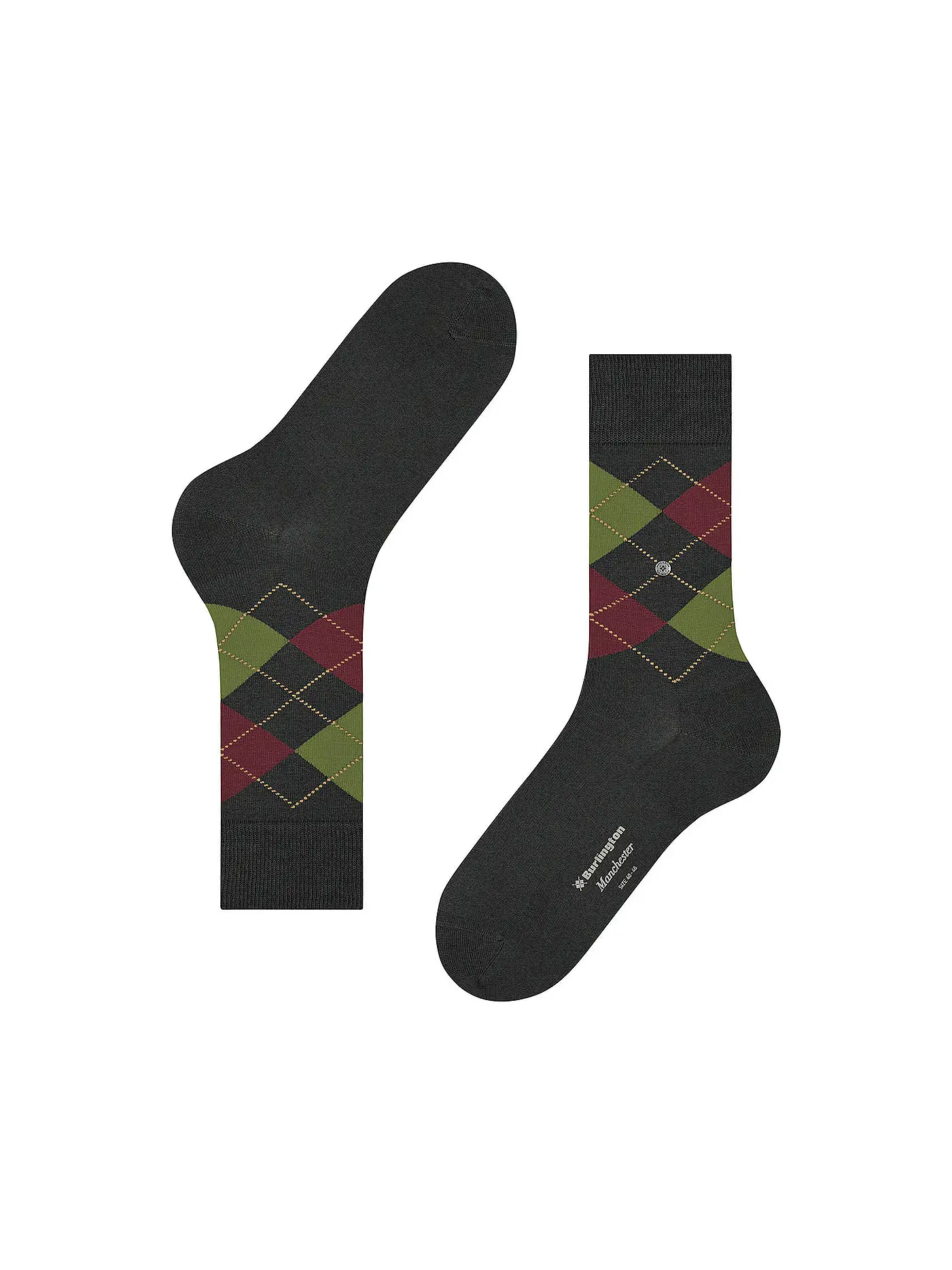 BURLINGTON | Herren Socken MANCHESTER 40-46 rock | schwarz