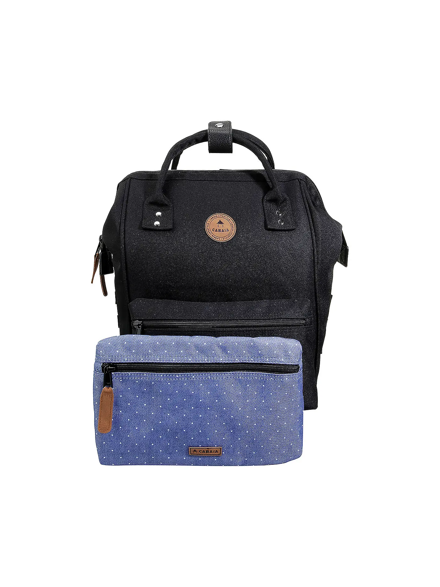 CABAIA | Rucksack Ajaccio medium | schwarz