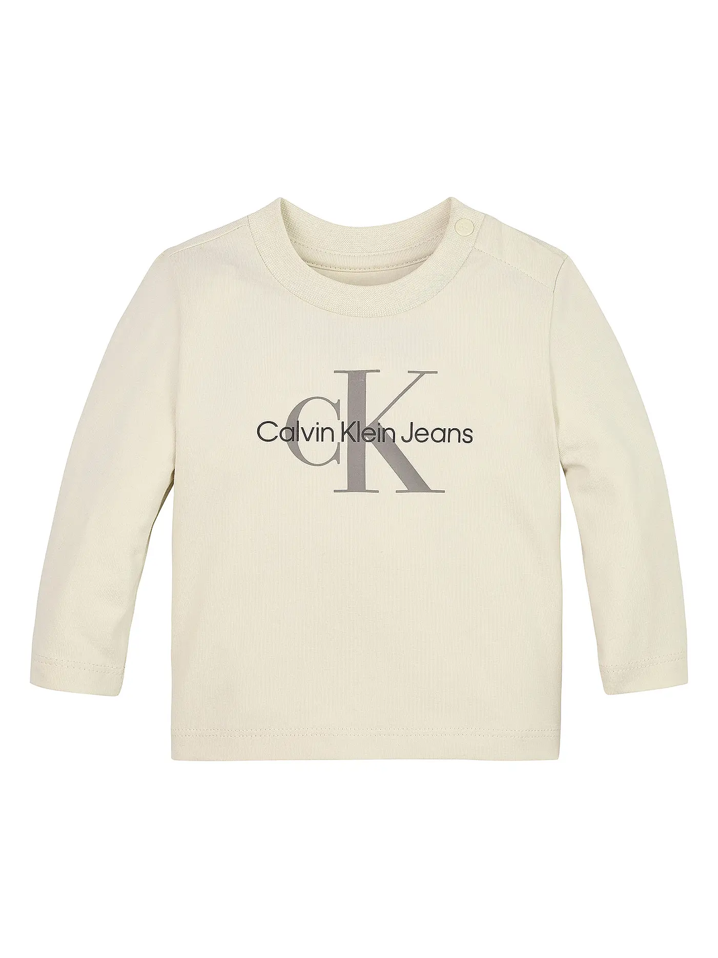 CALVIN KLEIN JEANS | Baby Langarmshirt  | beige